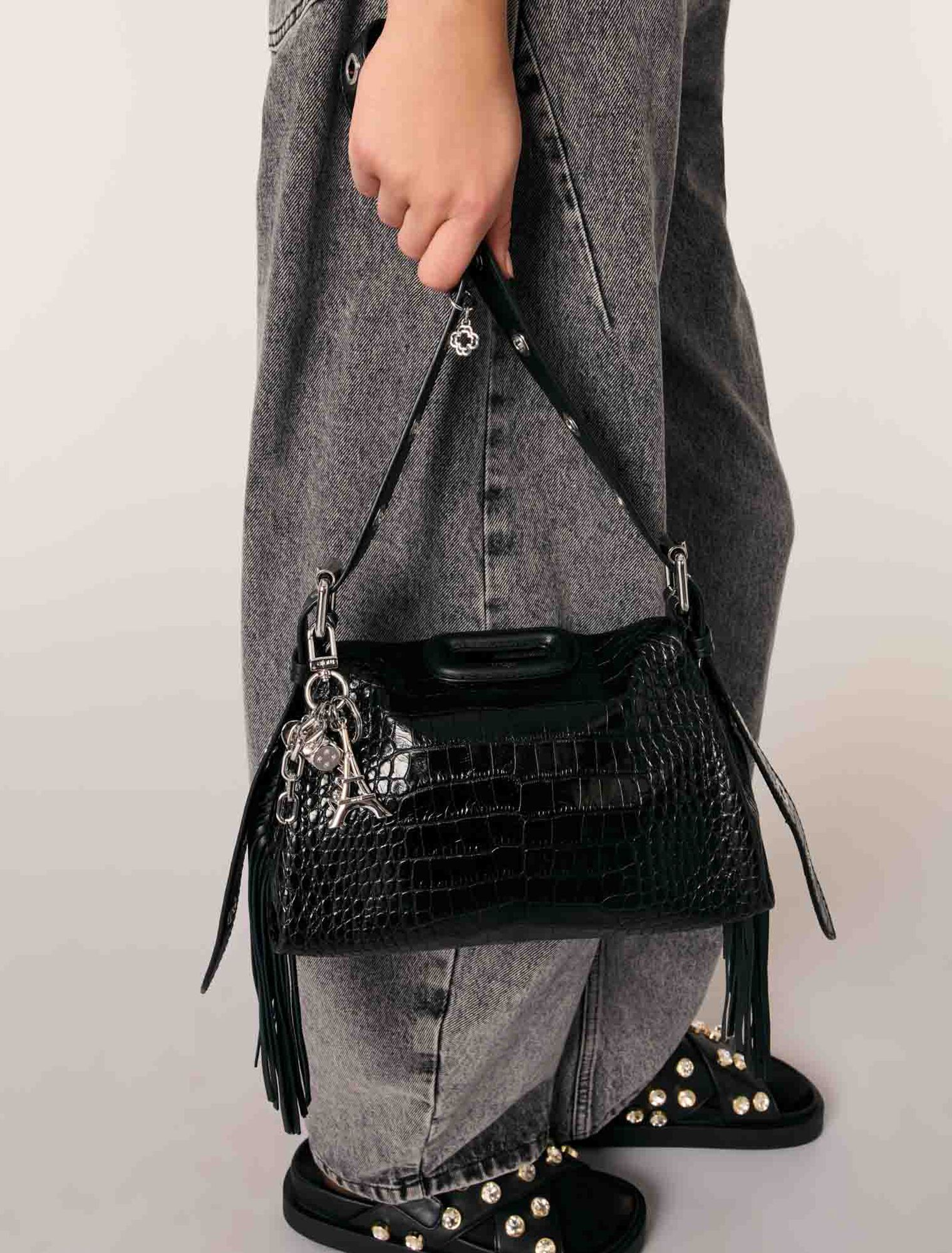 Sac Miss M Mini en cuir embossé