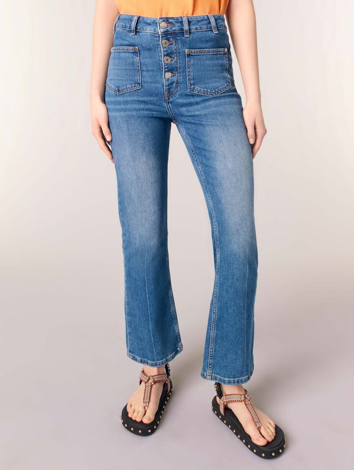 Vaqueros denim con bolsillos