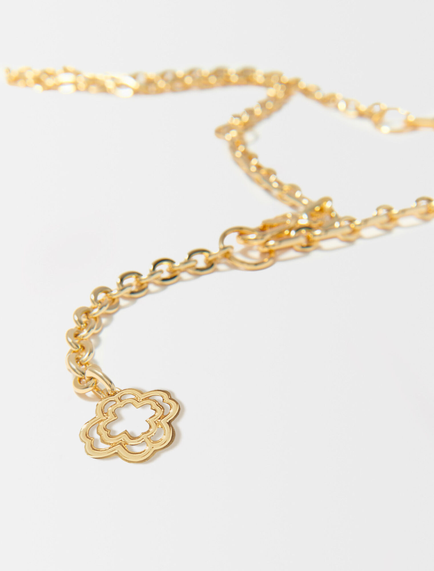 Clover logo chain belt