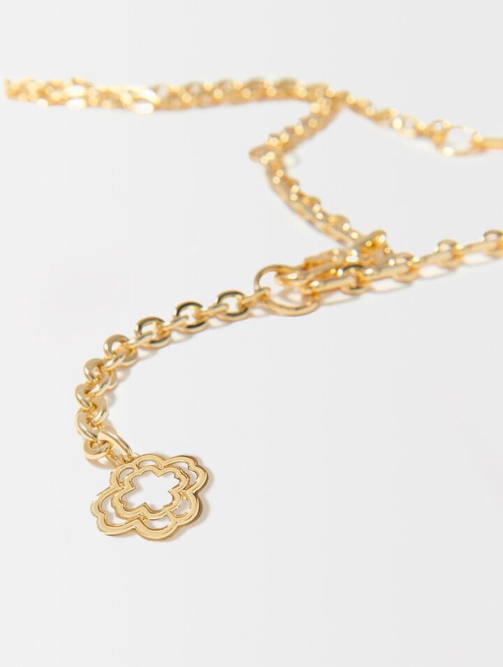 Ceinture chaîne à logo clover