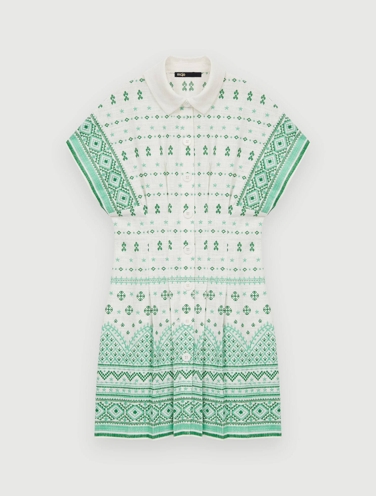 Robe en guipure ouverte à la taille