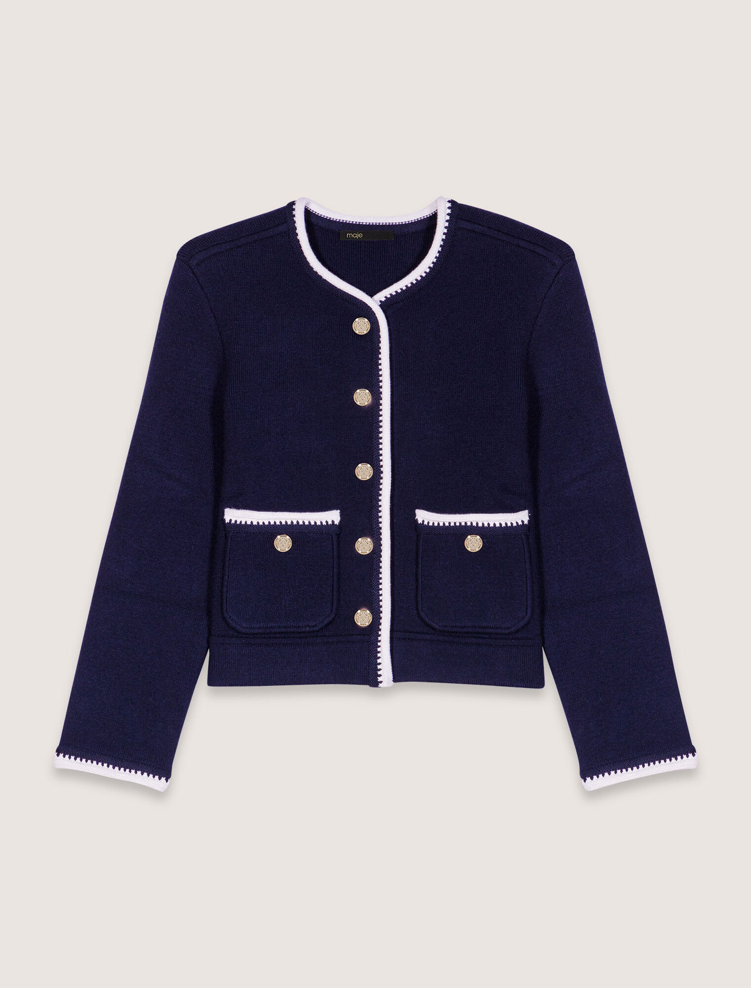 Cardigan en laine mélangée