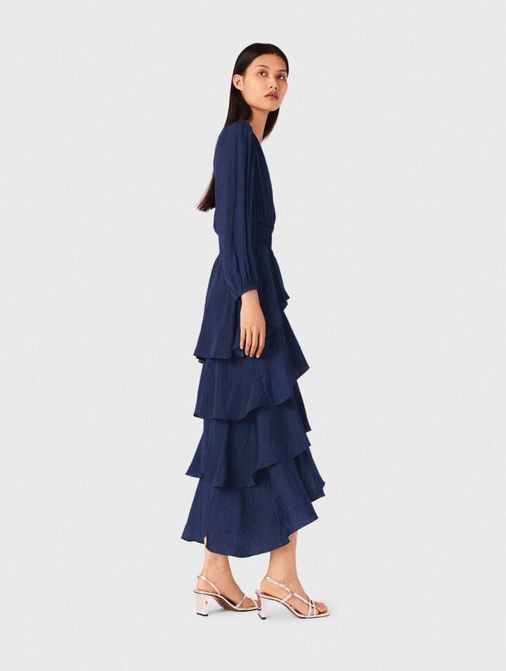 Robe courte en maille