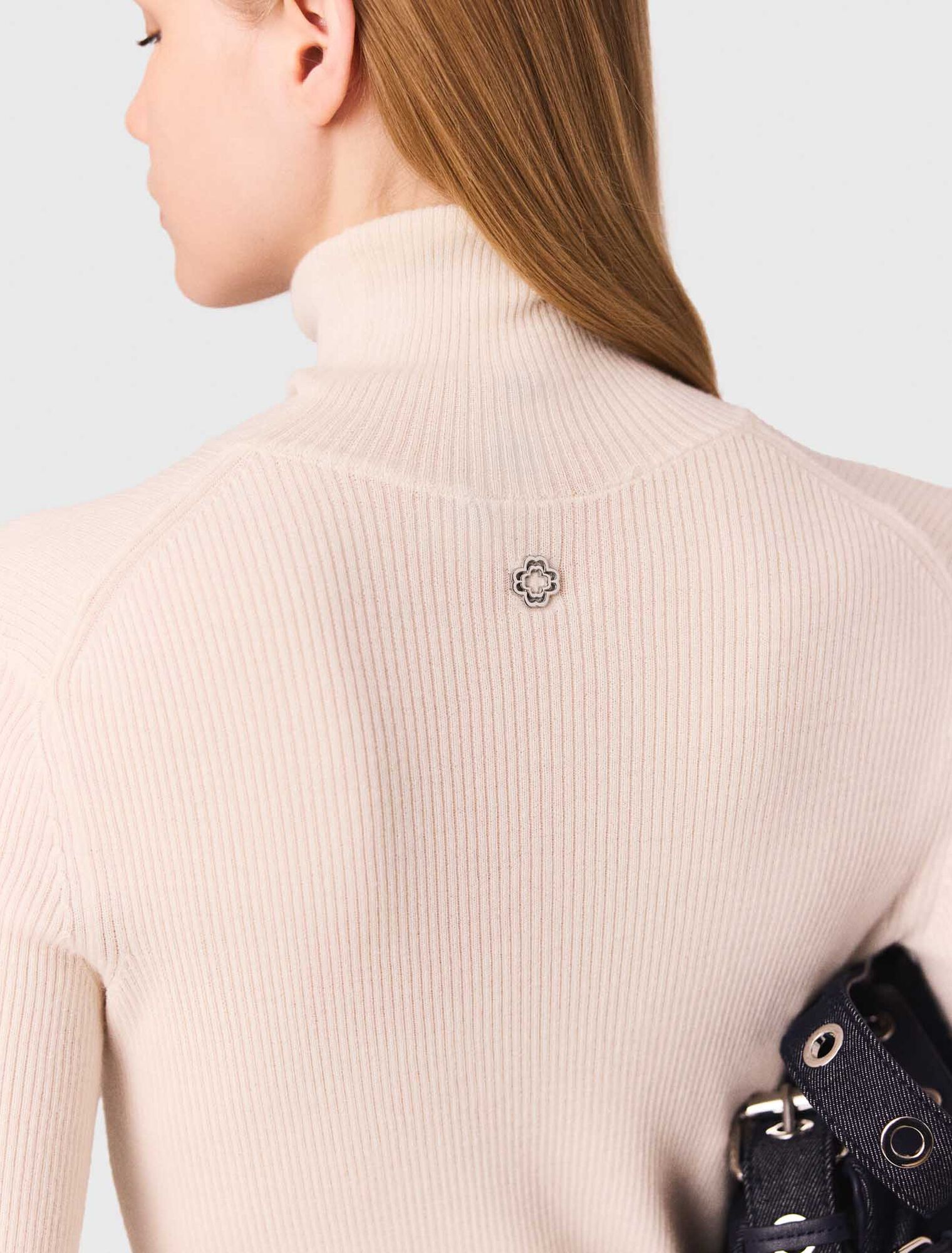 Wool and silk jumper