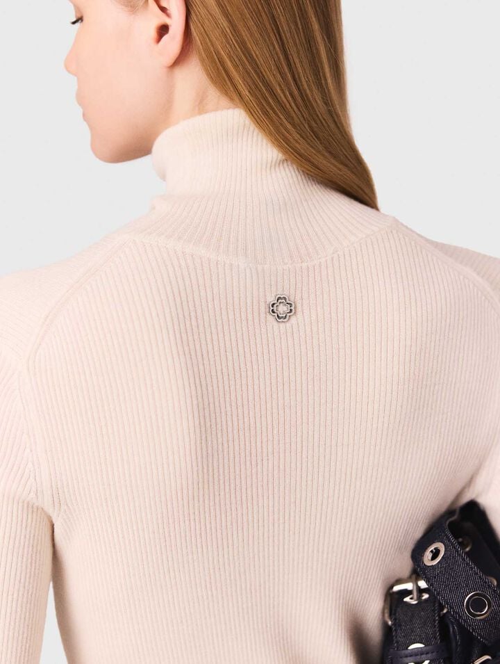 Wool and silk jumper