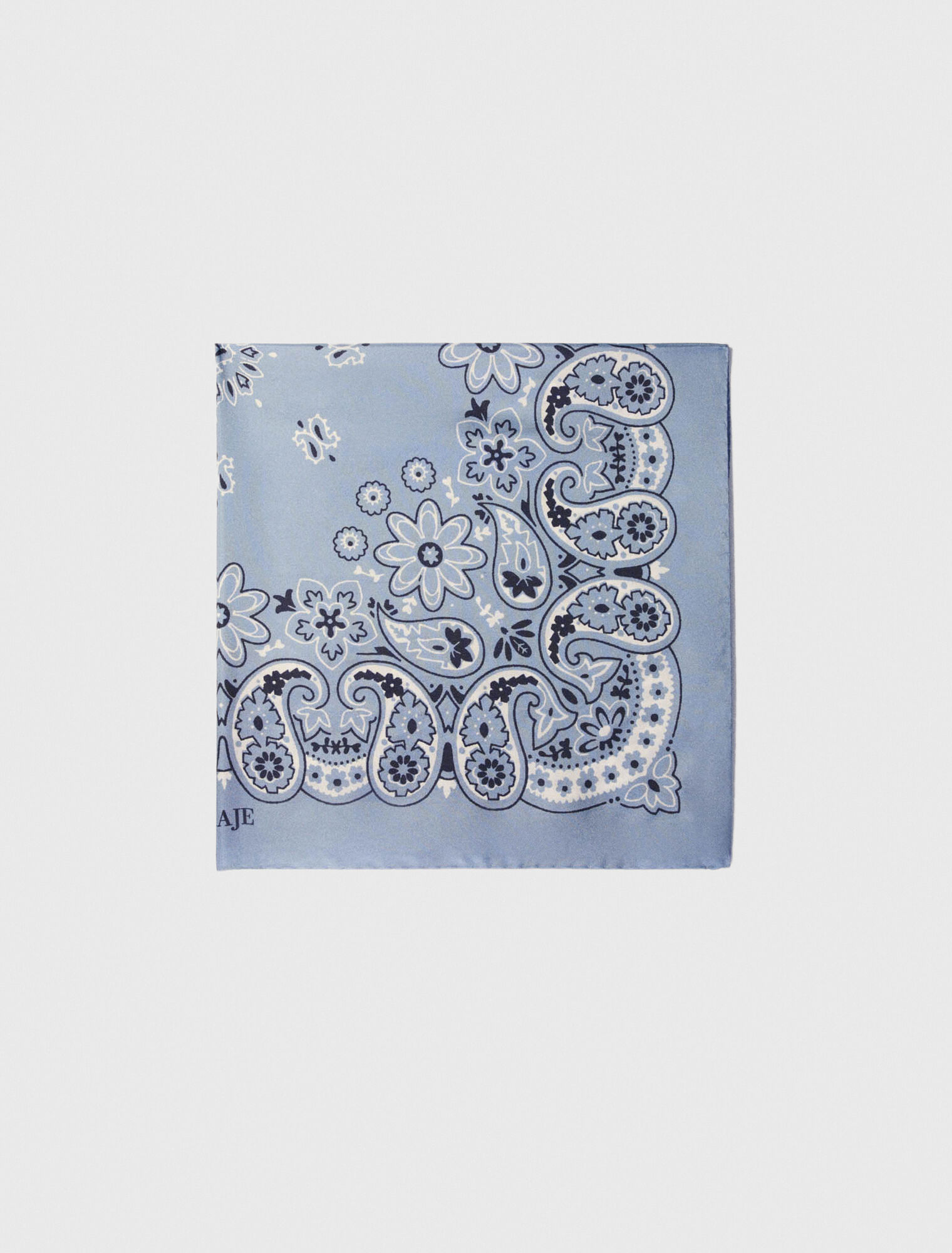 Bandana print scarf