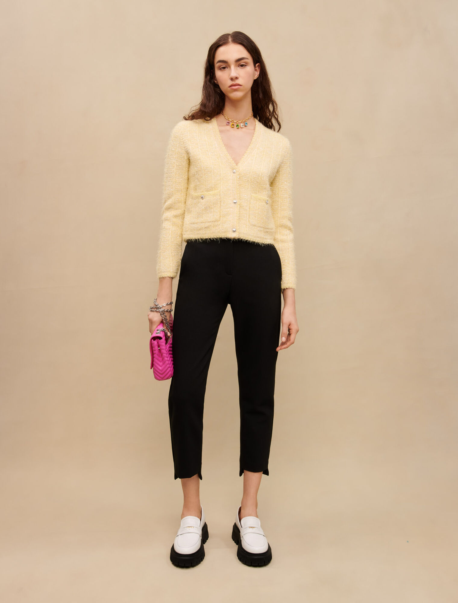 Straight suit trousers