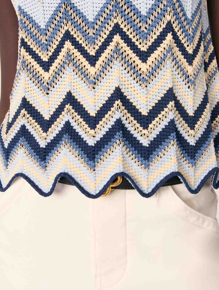 Top en crochet
