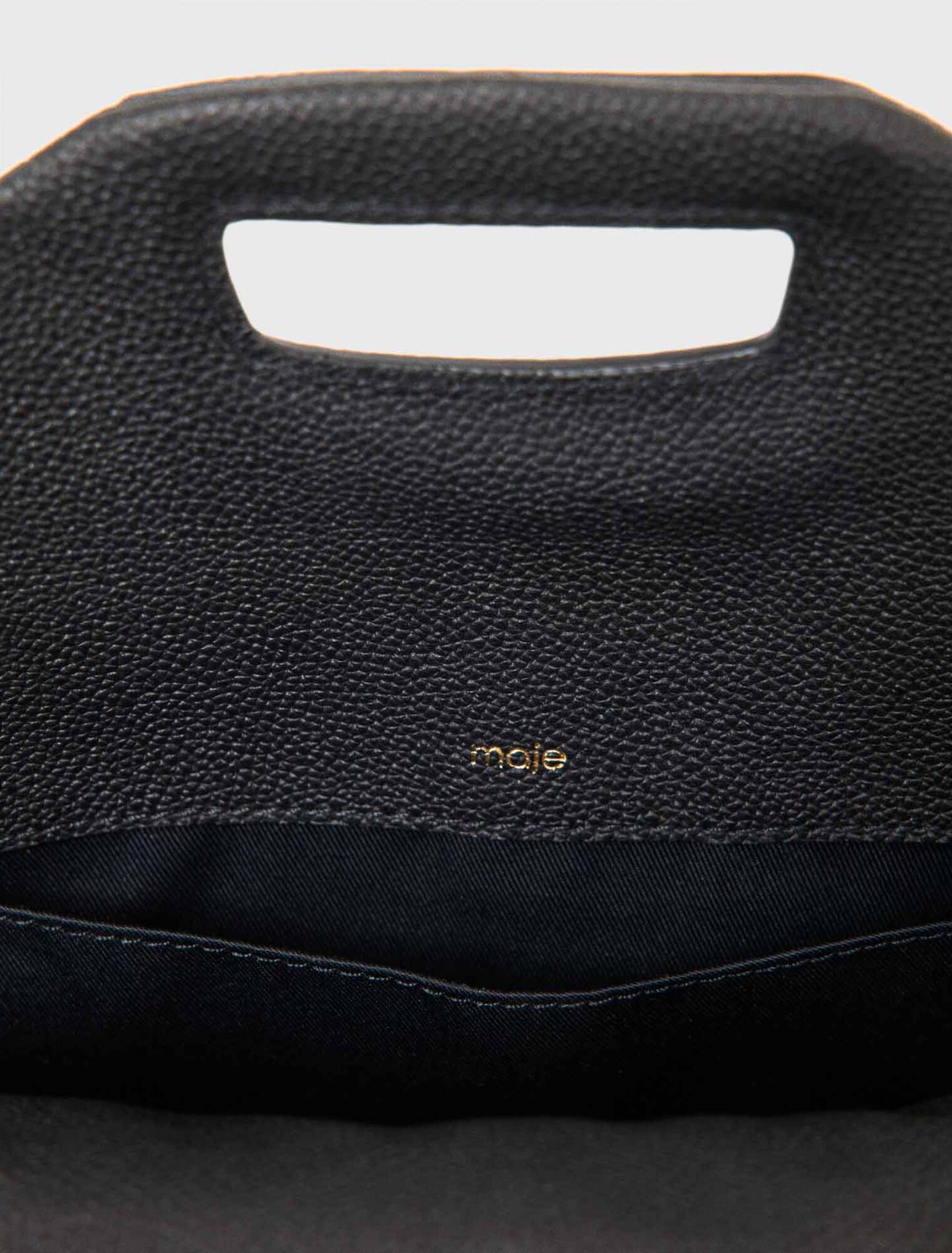 Grained leather Miss M bag