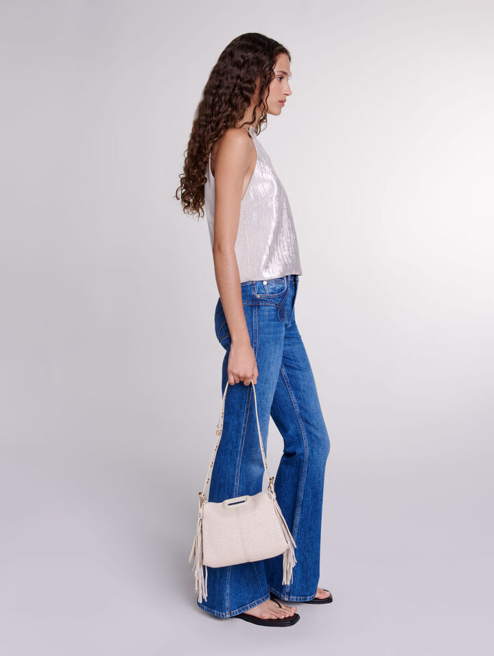Sac Miss M Mini effet raphia