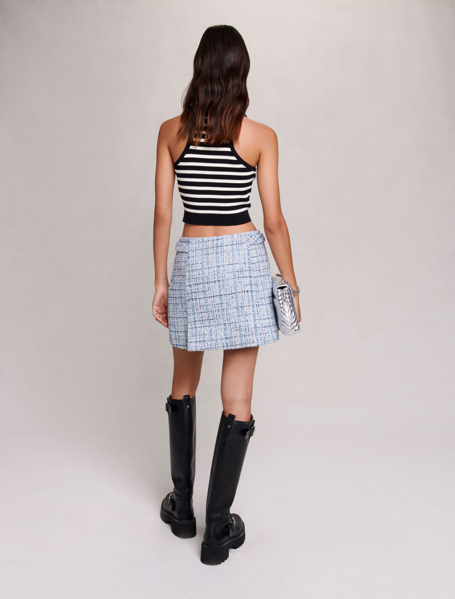 Striped crop top