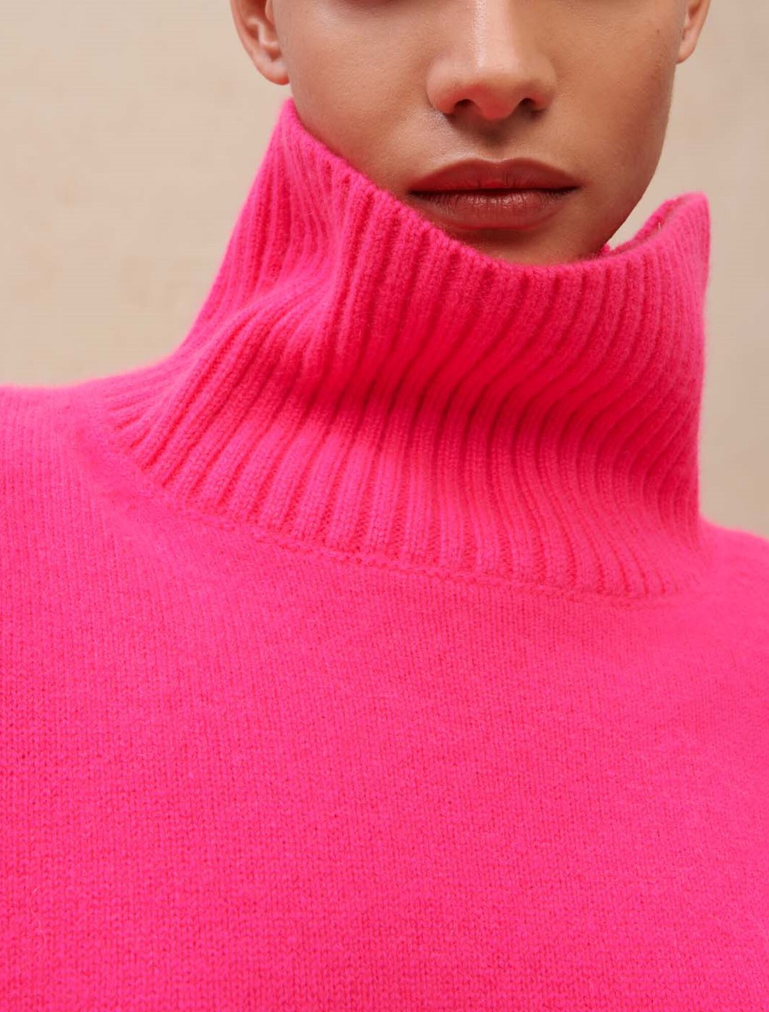 Pink cashmere sweater