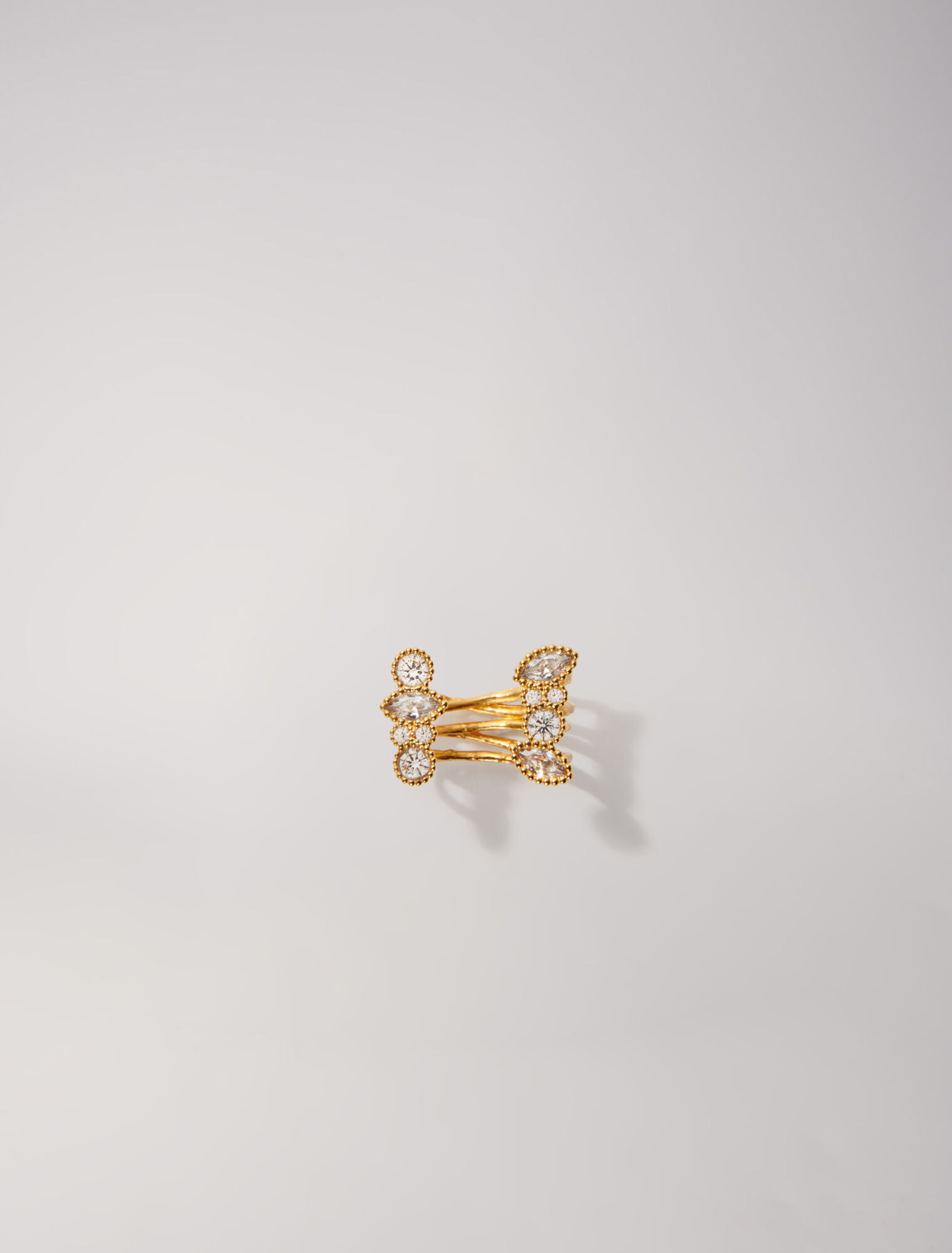Bague en laiton recyclé doré