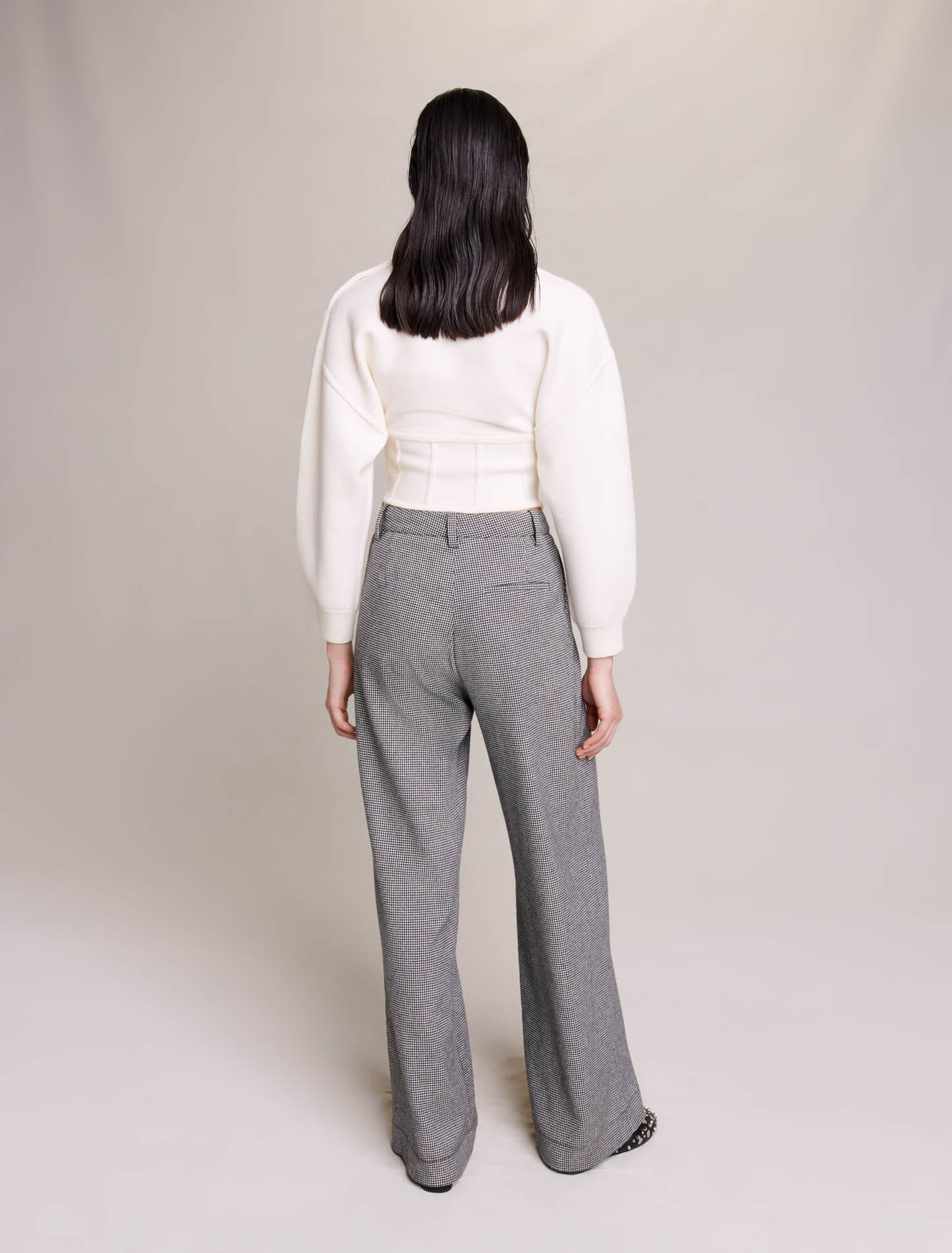 Pantalon de tailleur large