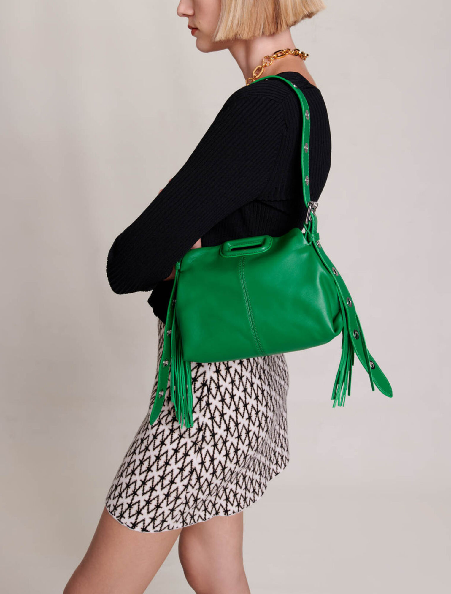 Jupe courte monogramme