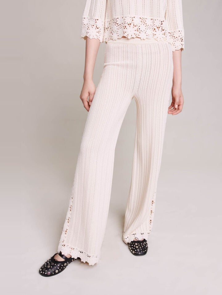 Pantalon en maille