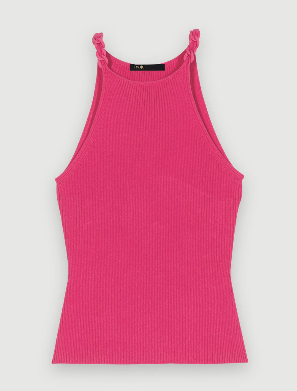 トップス ANDMARY Lindsay logo tops pink Link strap top
