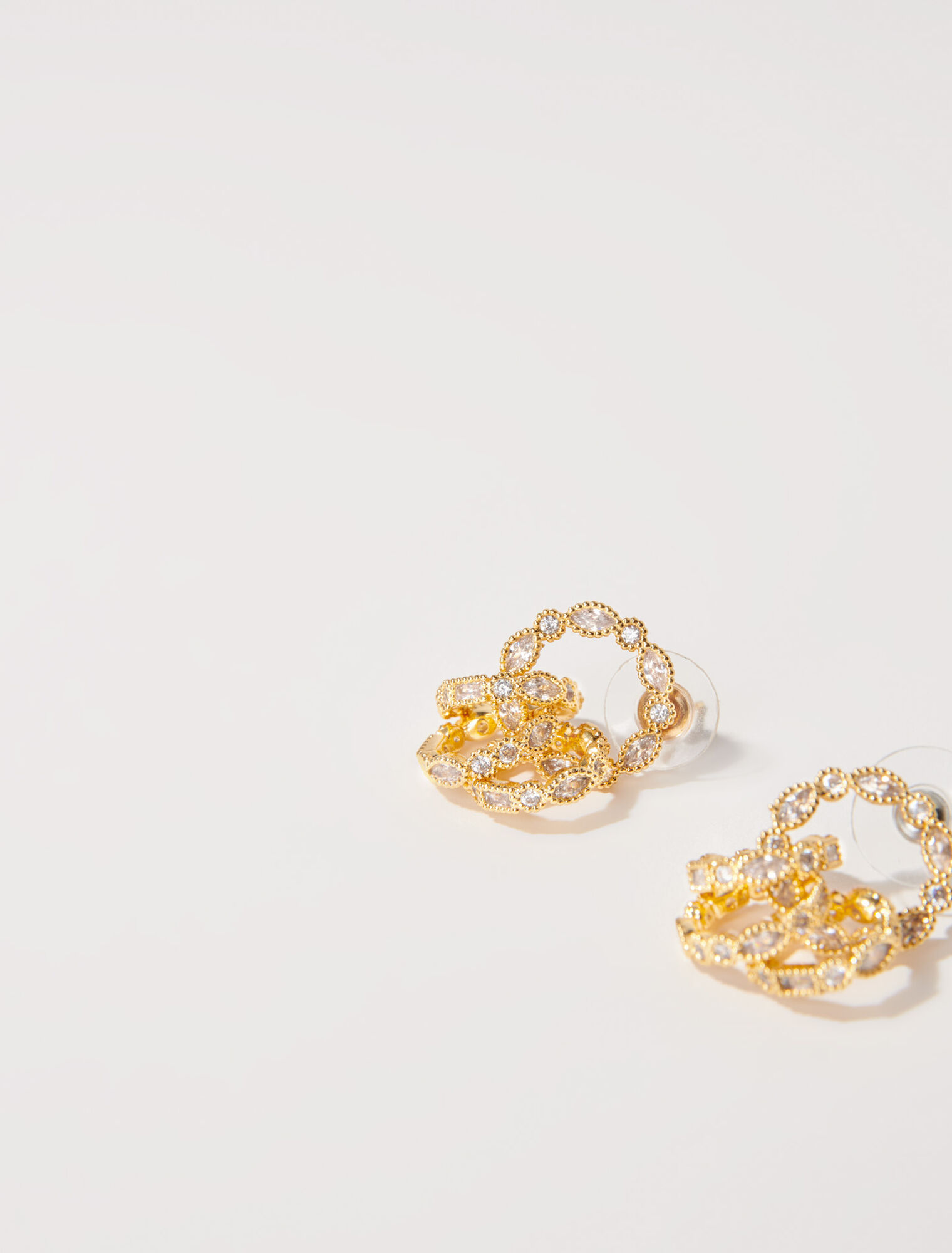Boucles d'oreilles dorées
