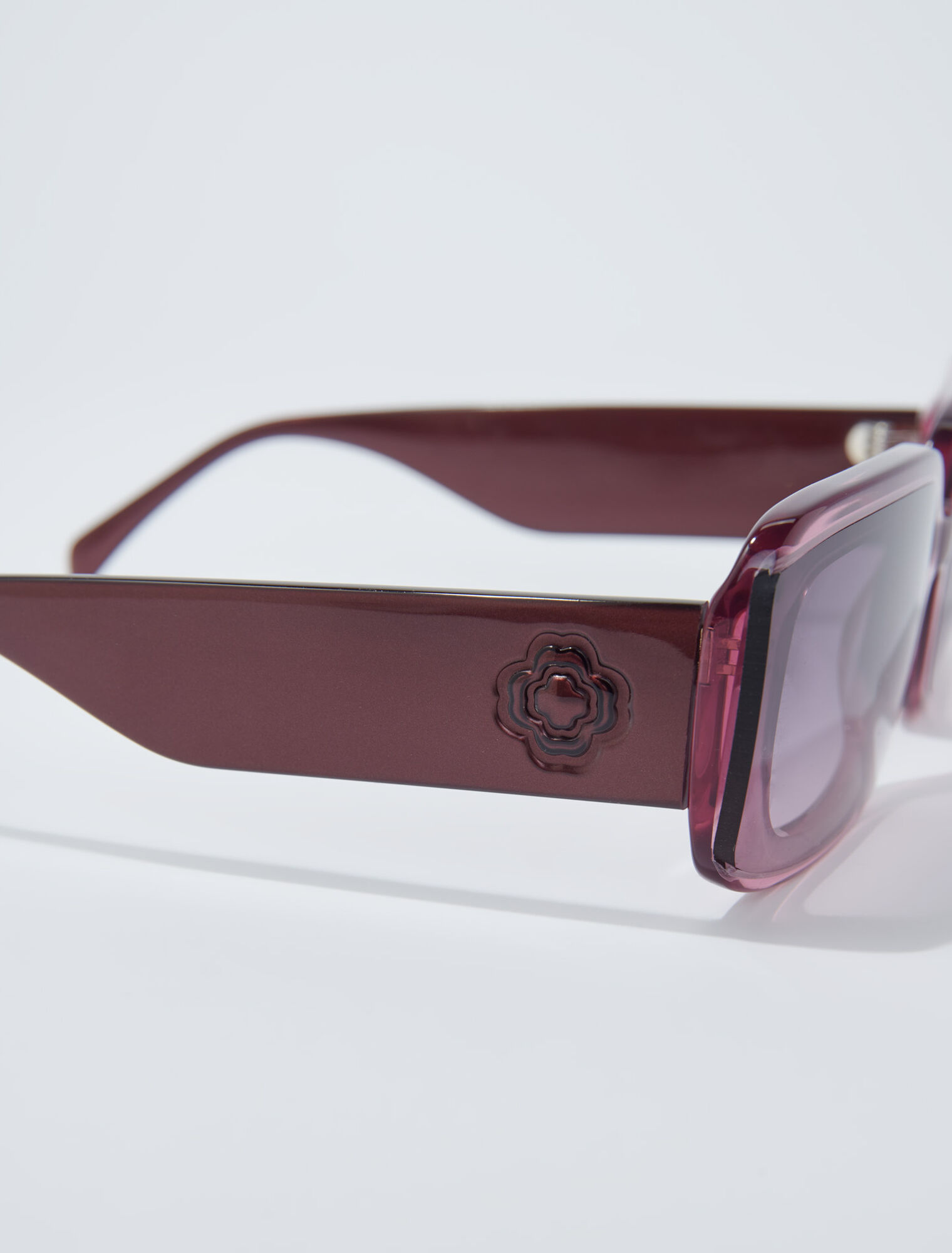 Lunettes en acétate et verres fumés