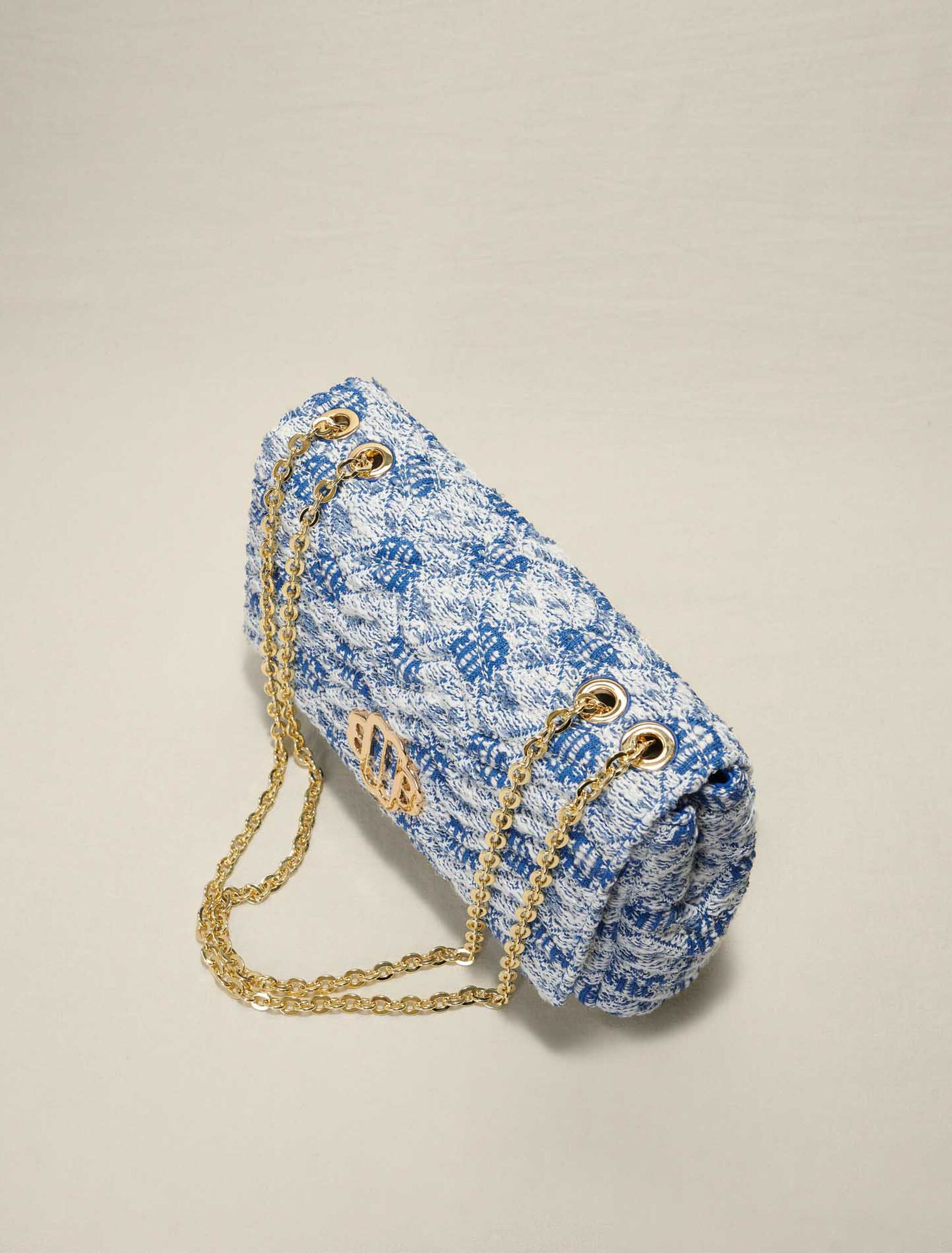 Sac en tweed brodé