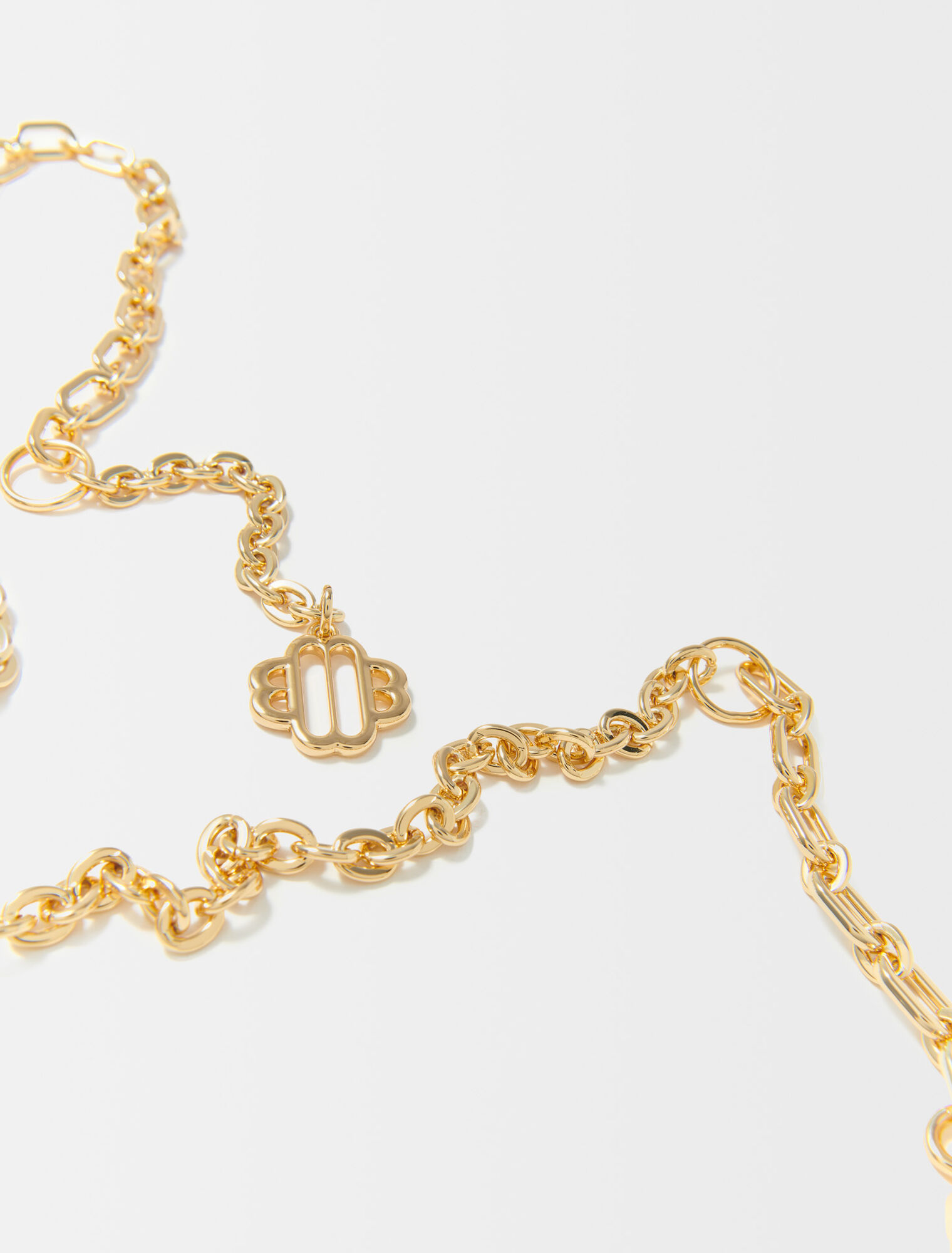 Clover logo chain belt