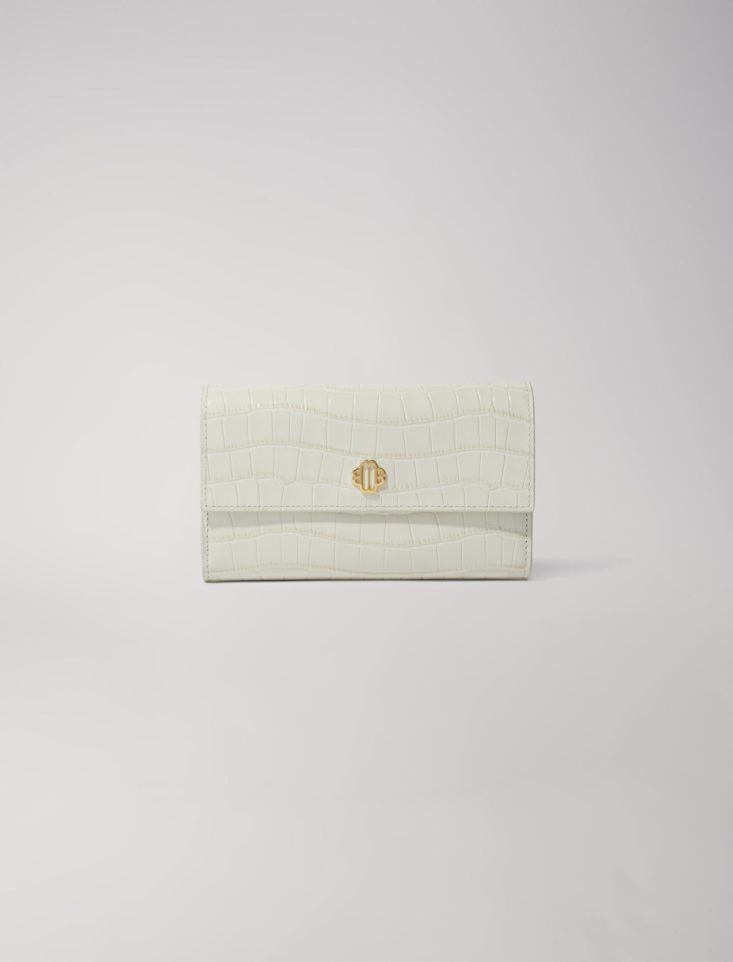 Croc effect purse top