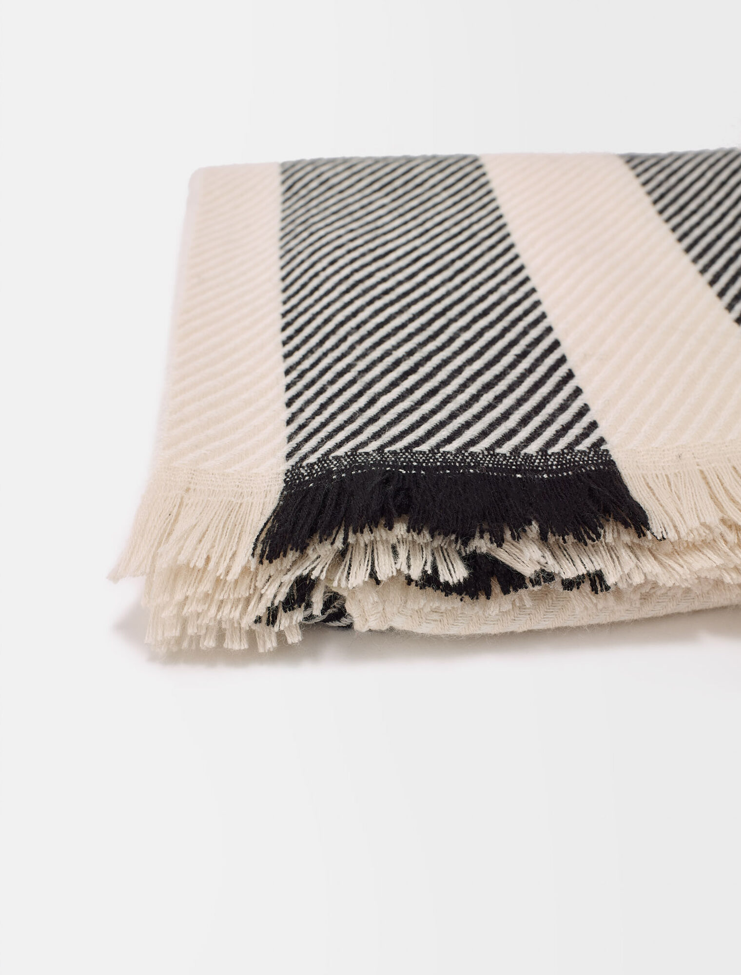 Poncho en jacquard
