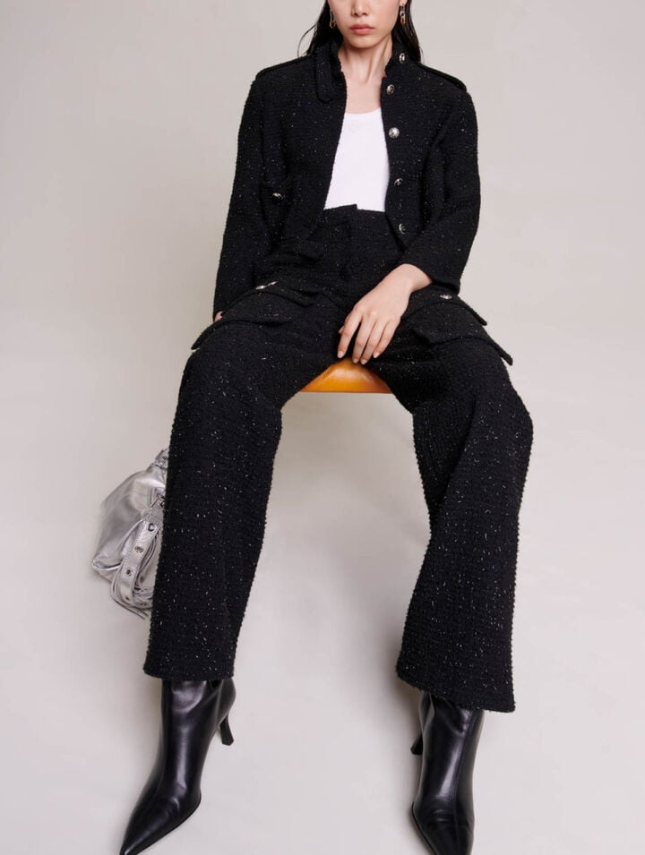 Pantalon en tweed