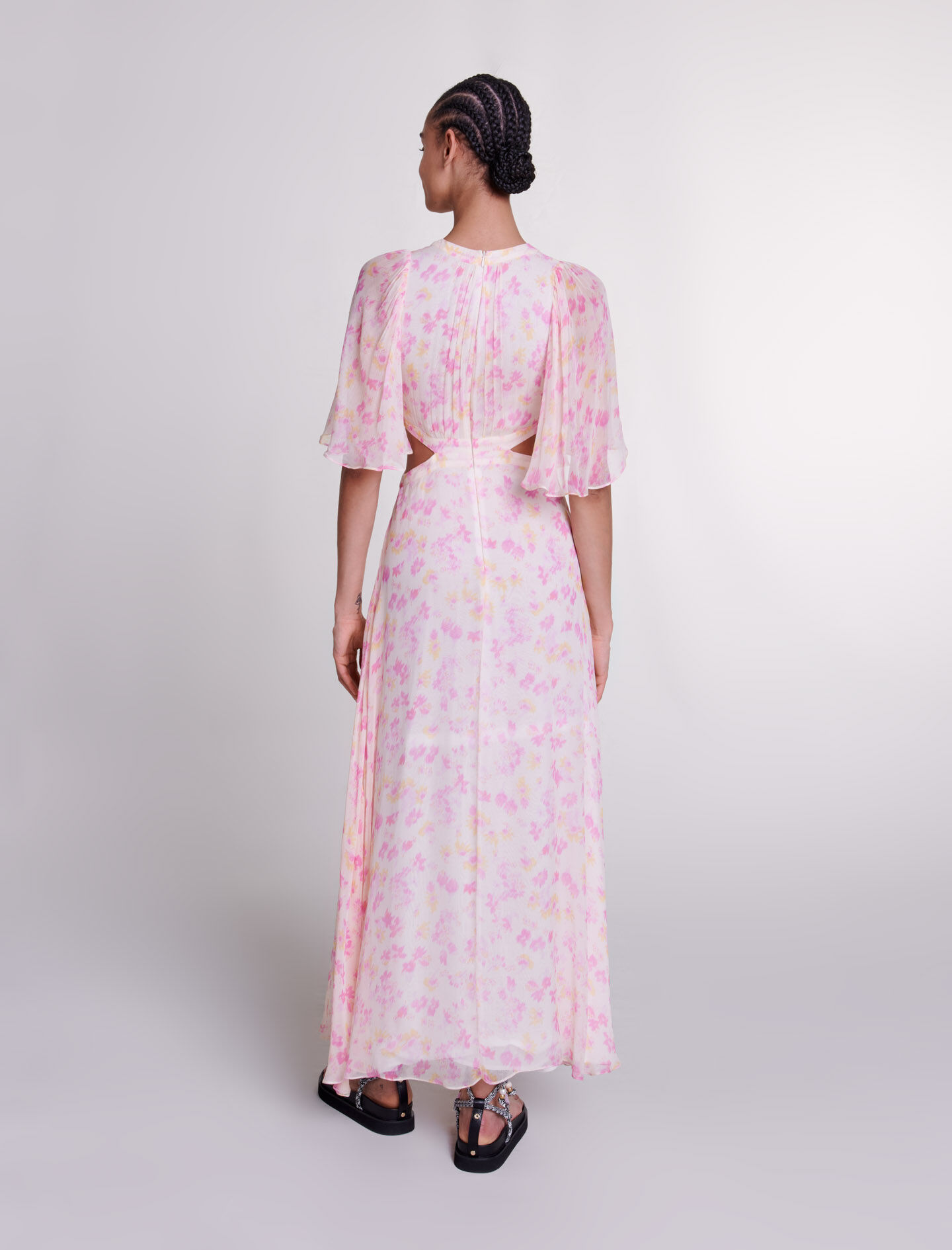 Floral print maxi dress Printed For Women | Maje