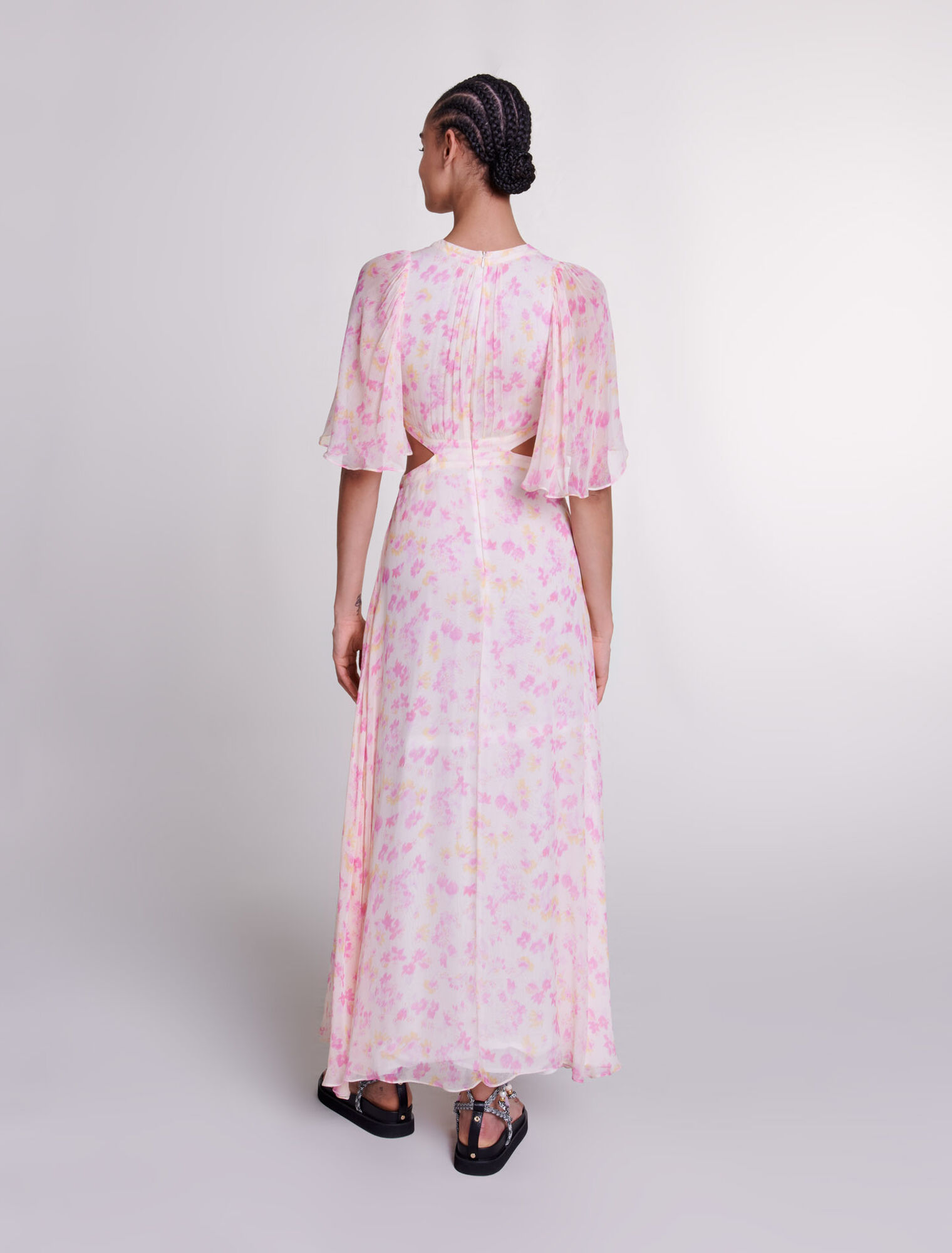 Floral print maxi dress