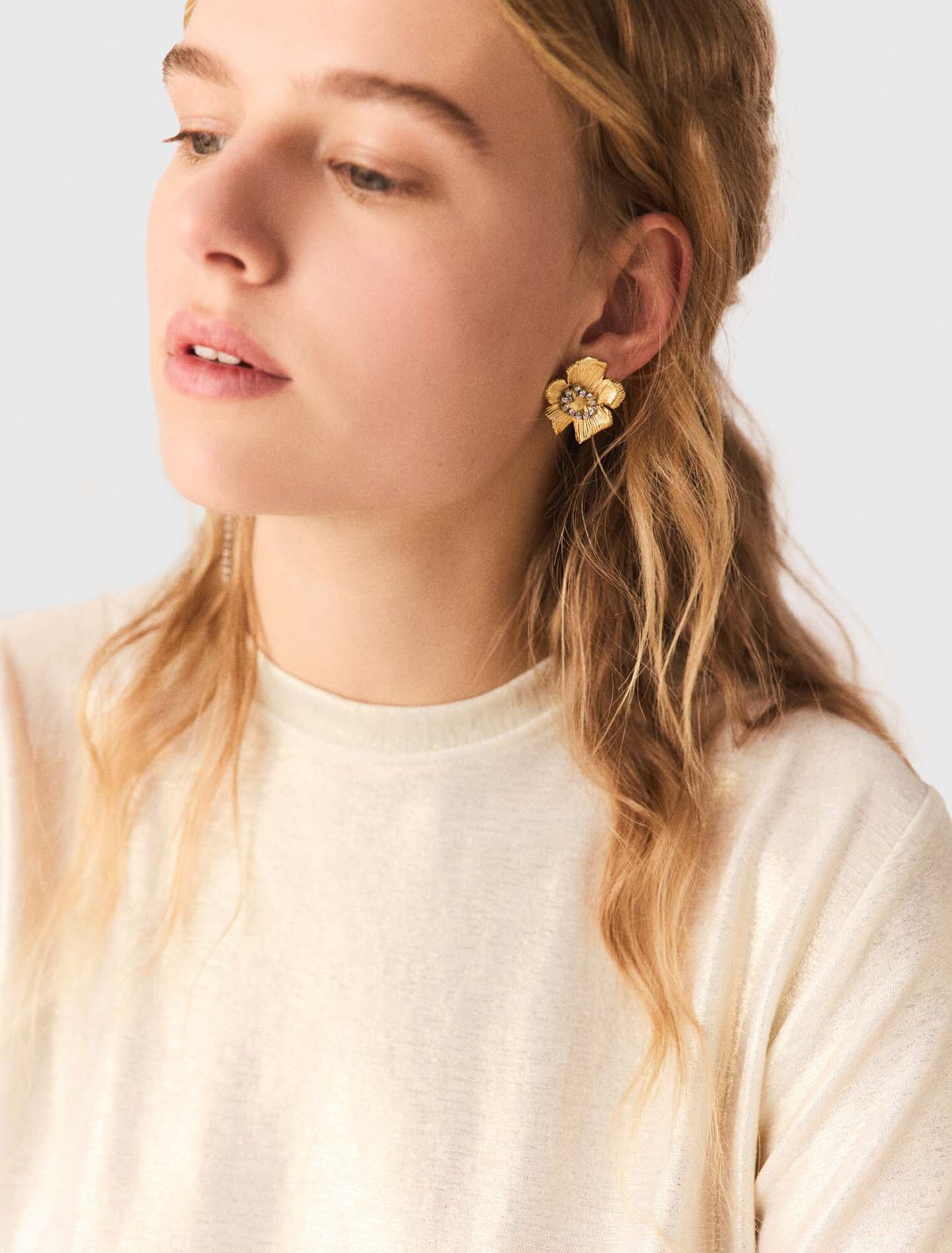 Flower earrings