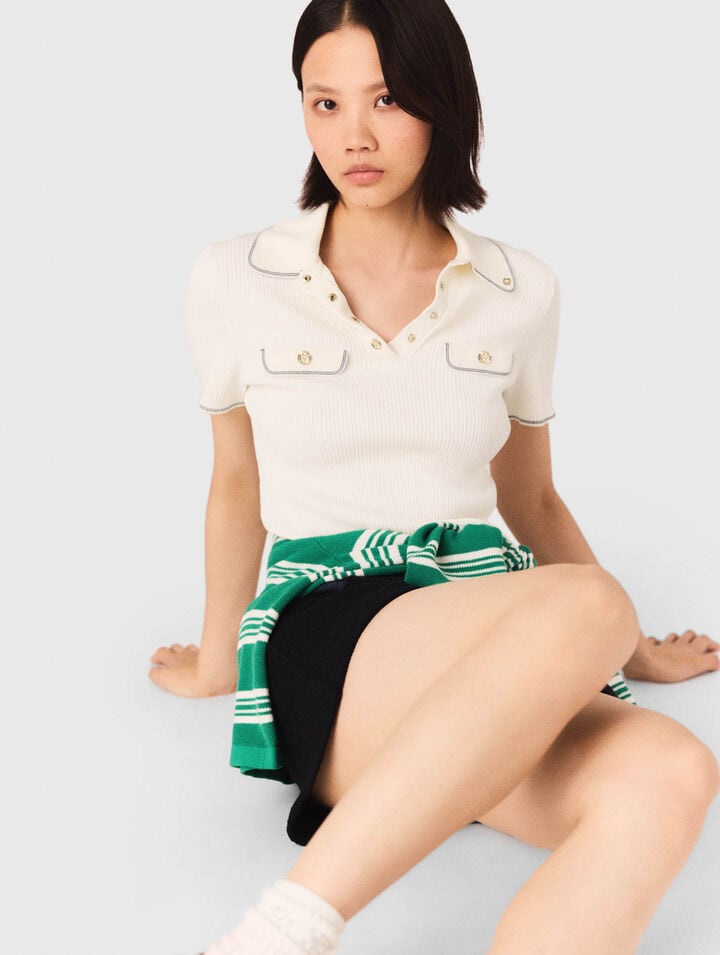 Short-sleeve polo shirt