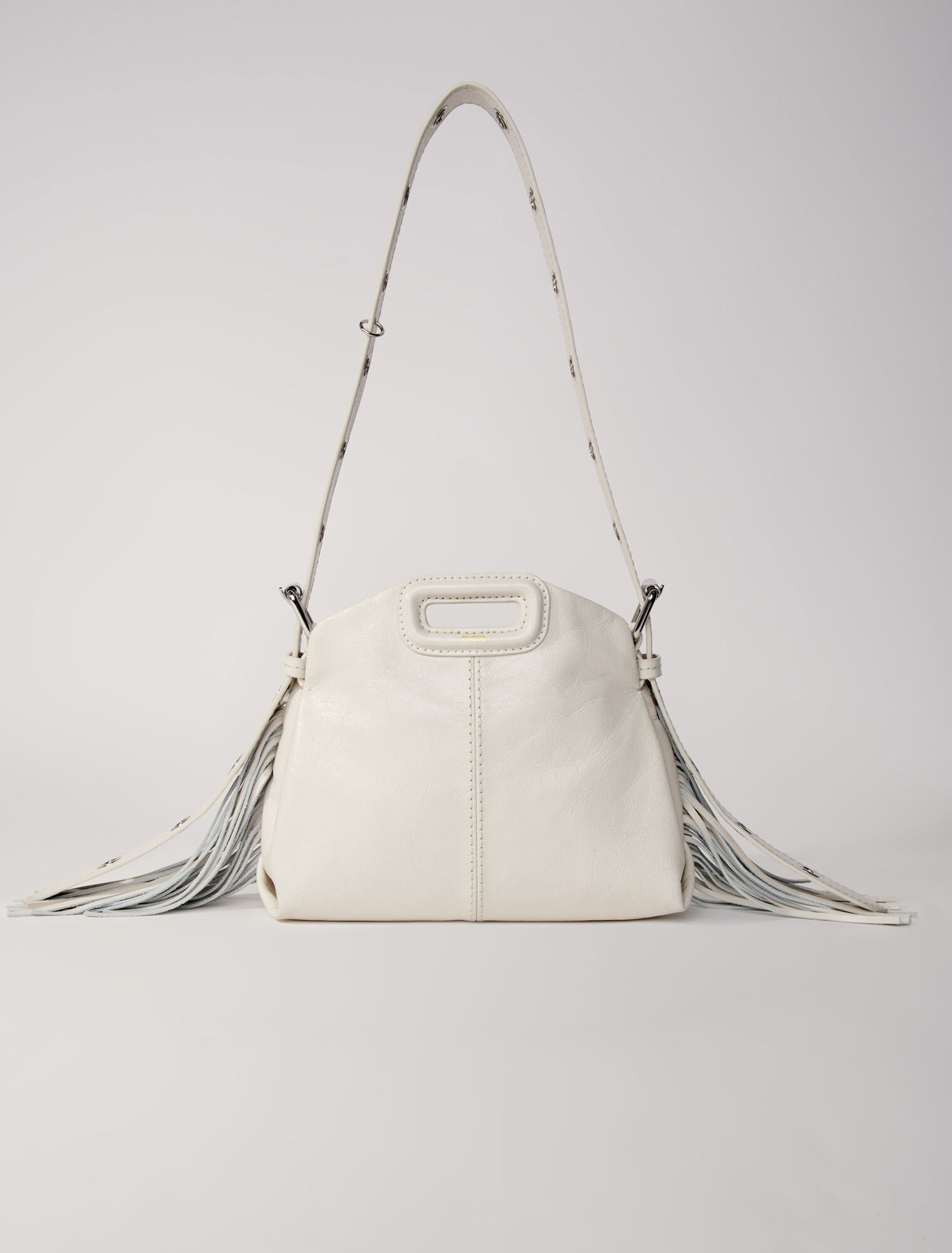 Crackle leather mini Miss M bag
