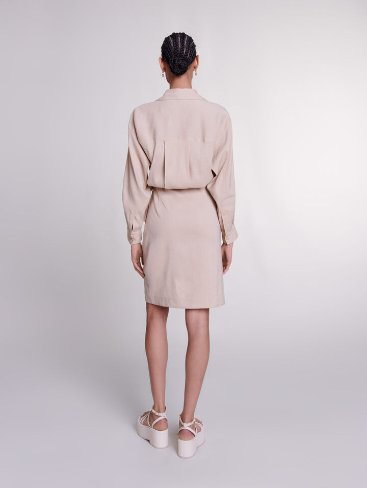 Robe midi en lin