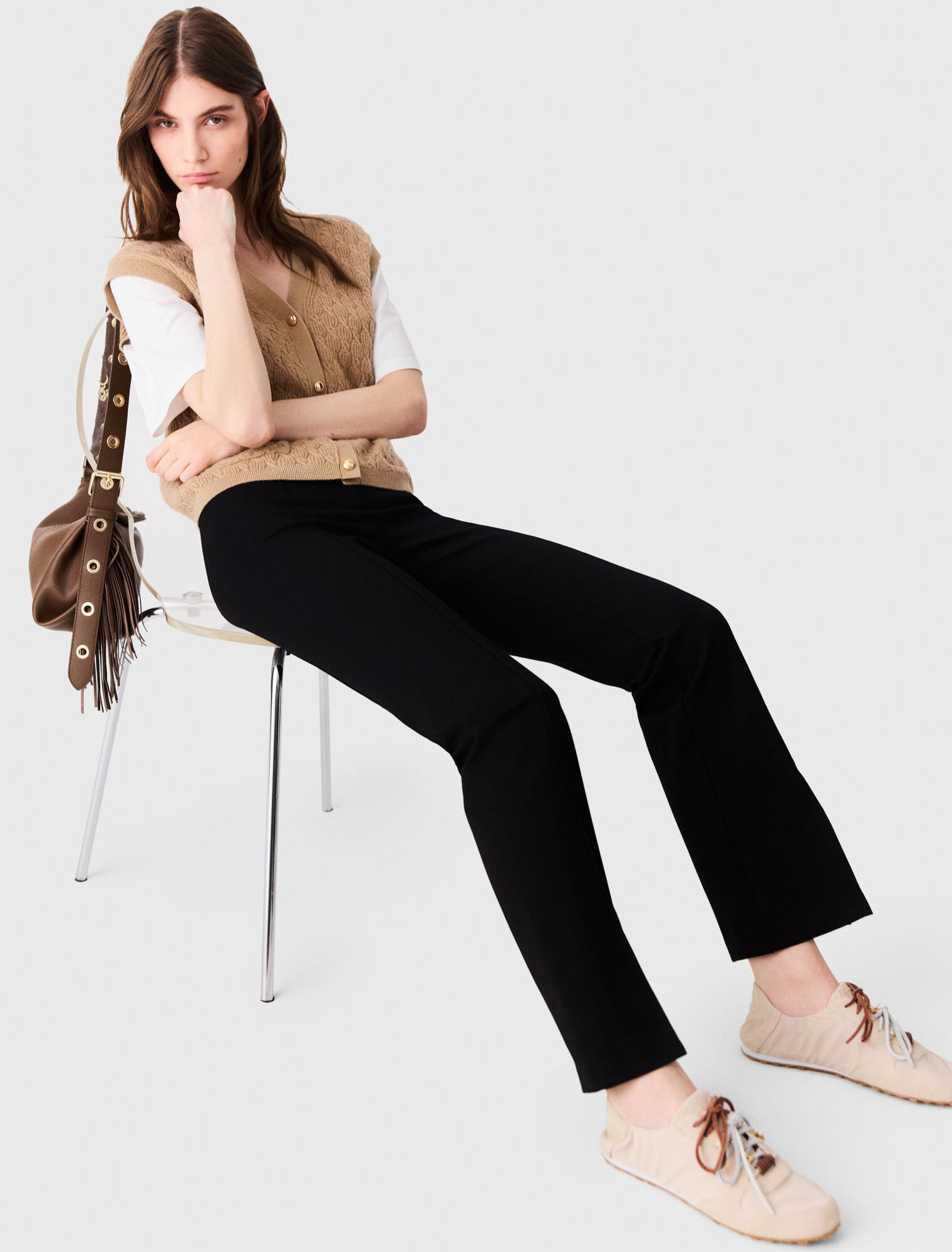 Pantalon fendu