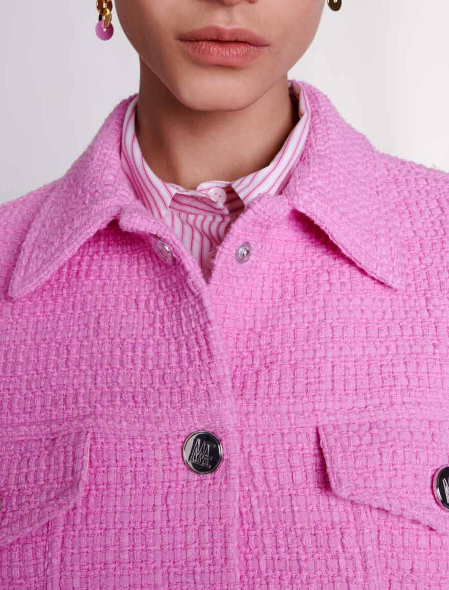 Fitted tweed jacket
