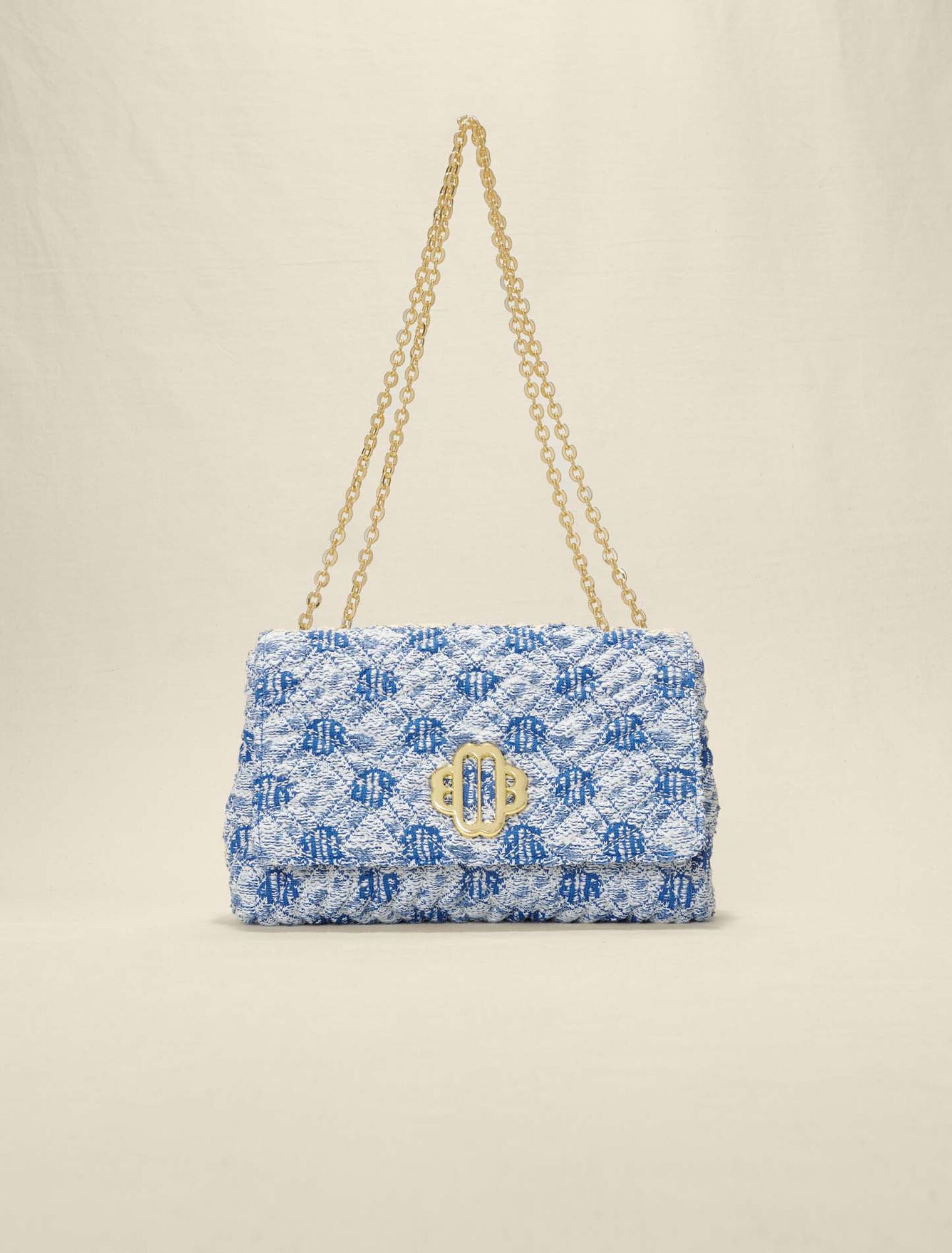 Sac en tweed brodé