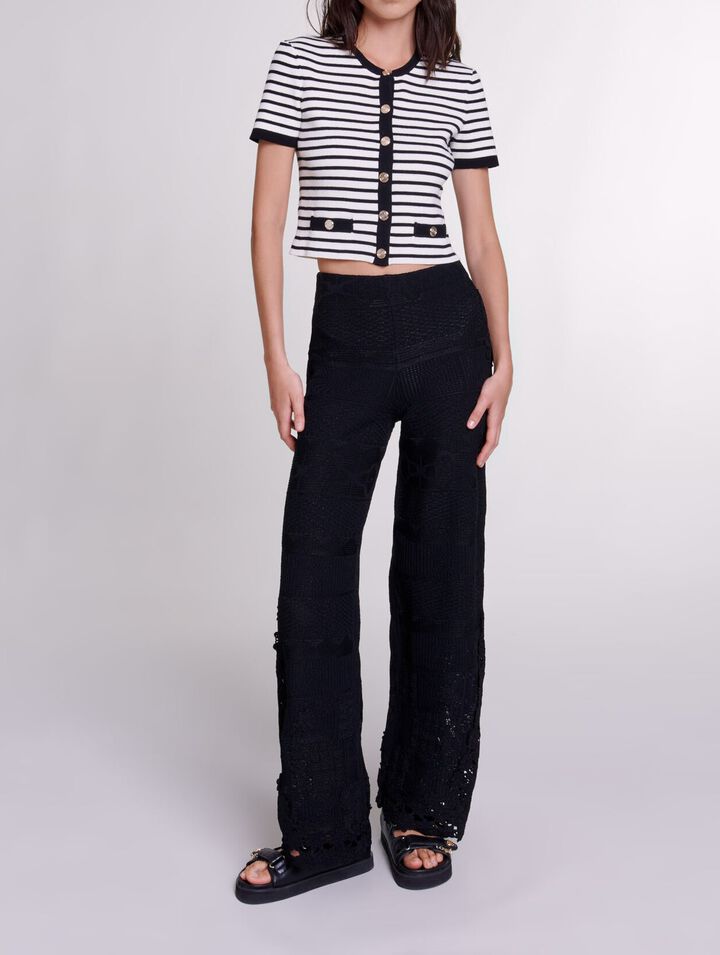 Pantalon en crochet