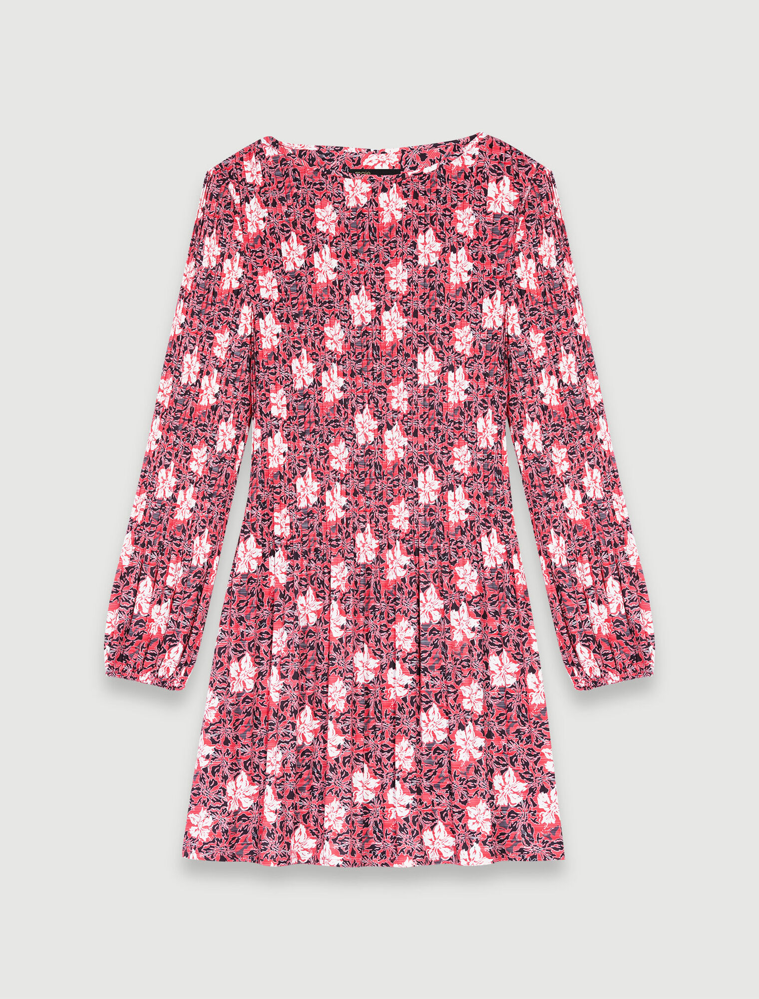 Robe courte à fleurs
