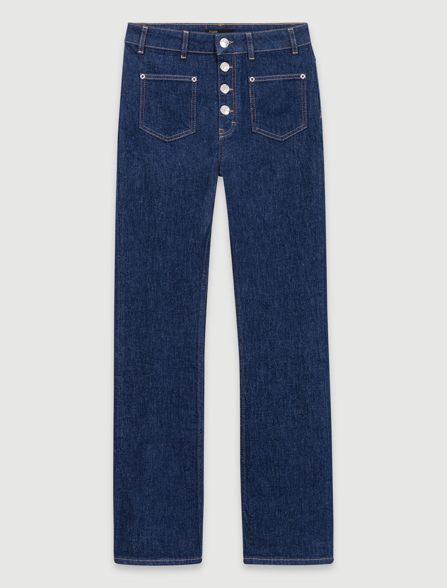 Jean denim à poches
