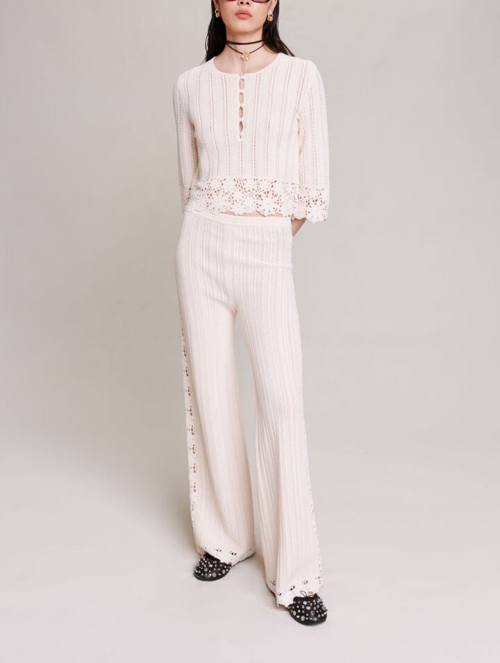 Pantalon en maille