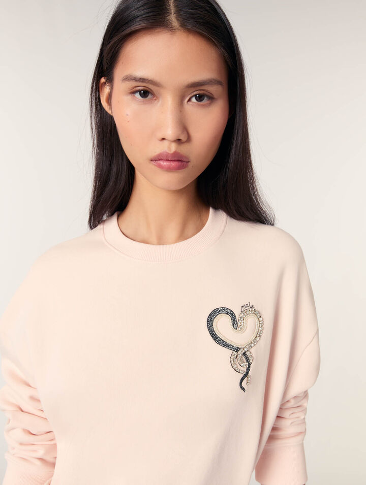 Sweatshirt brodé