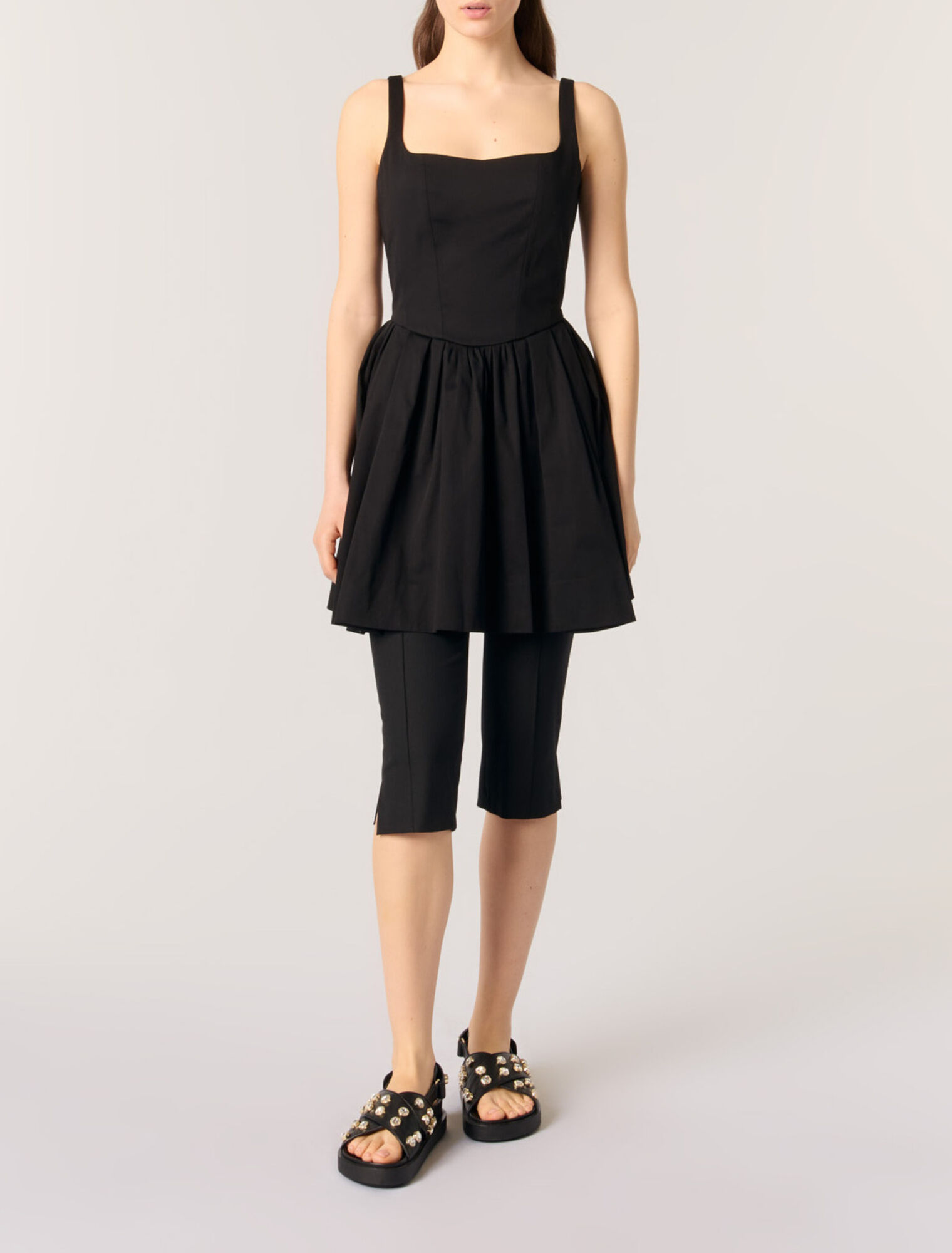 Robe courte en coton