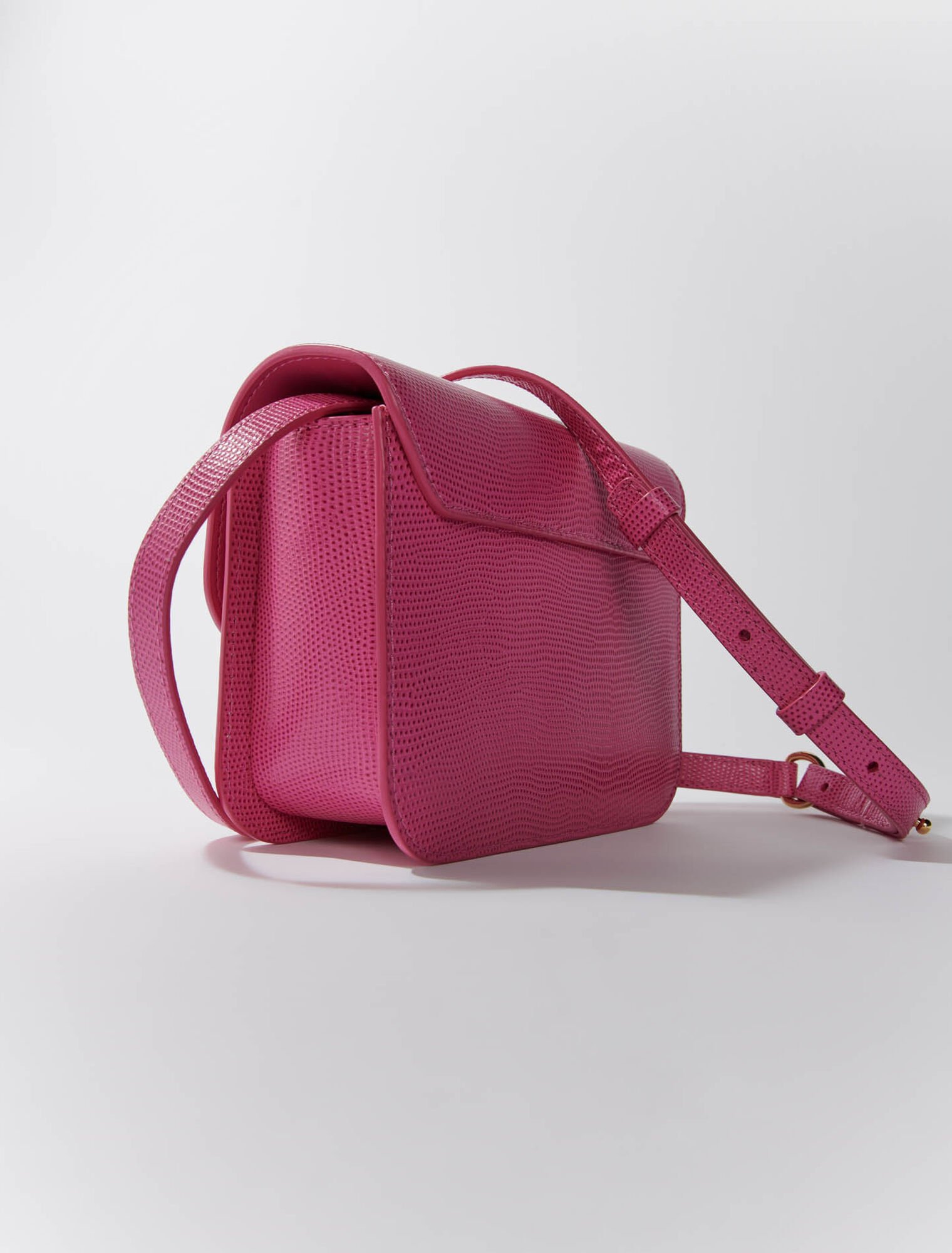 Clover bag in lizard-effect leather