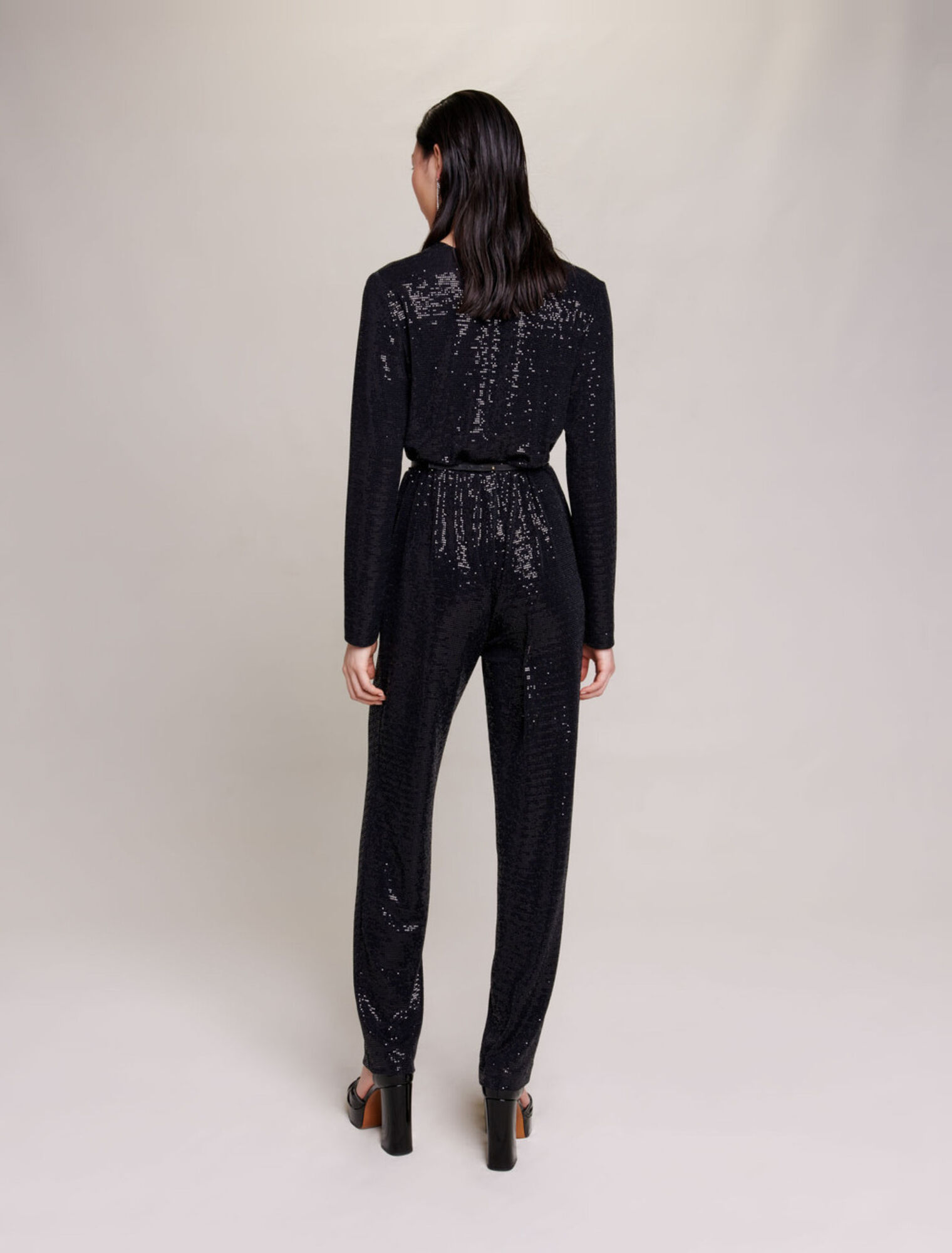 Jumpsuit with sequins