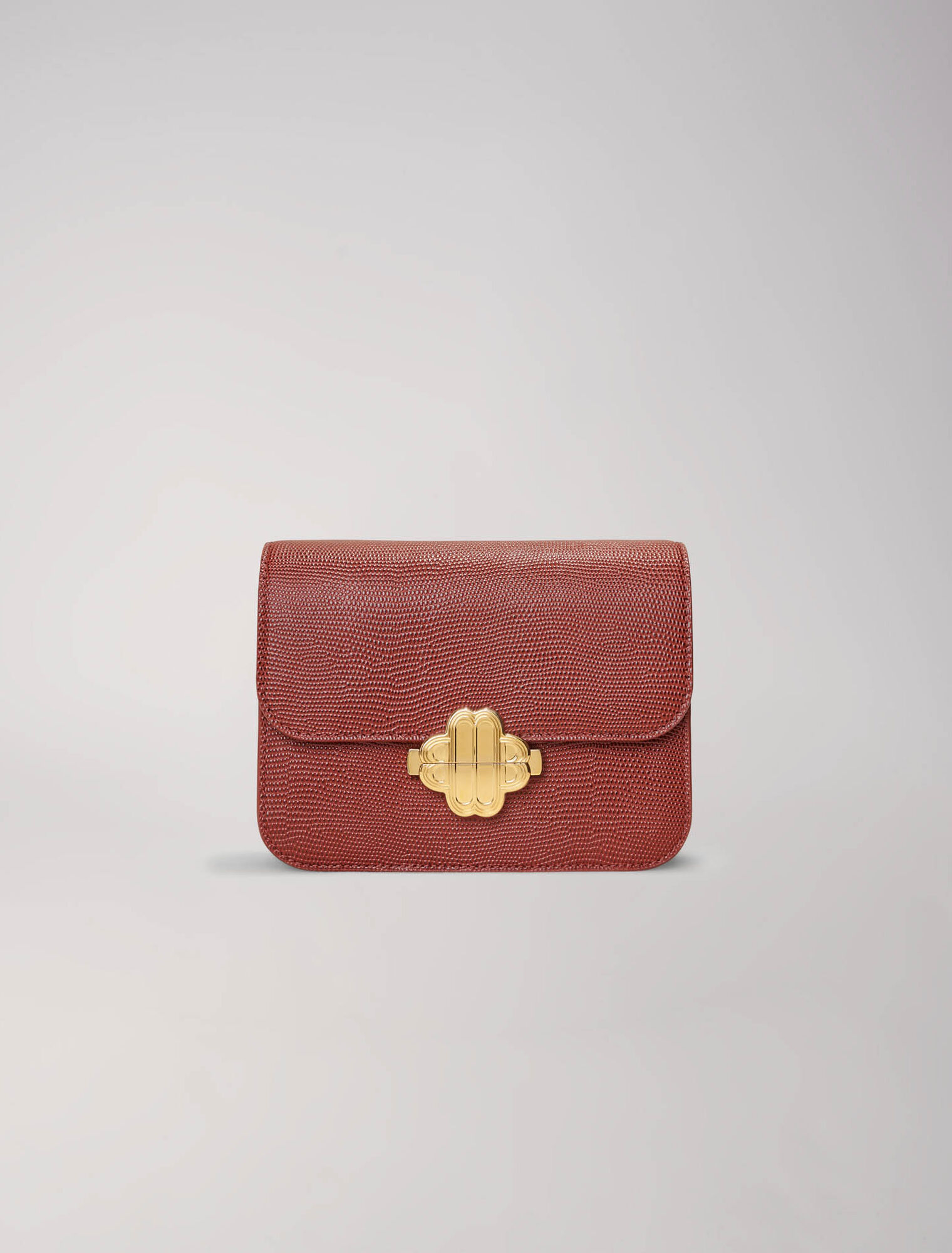 Sac en cuir embossé lézard Clover