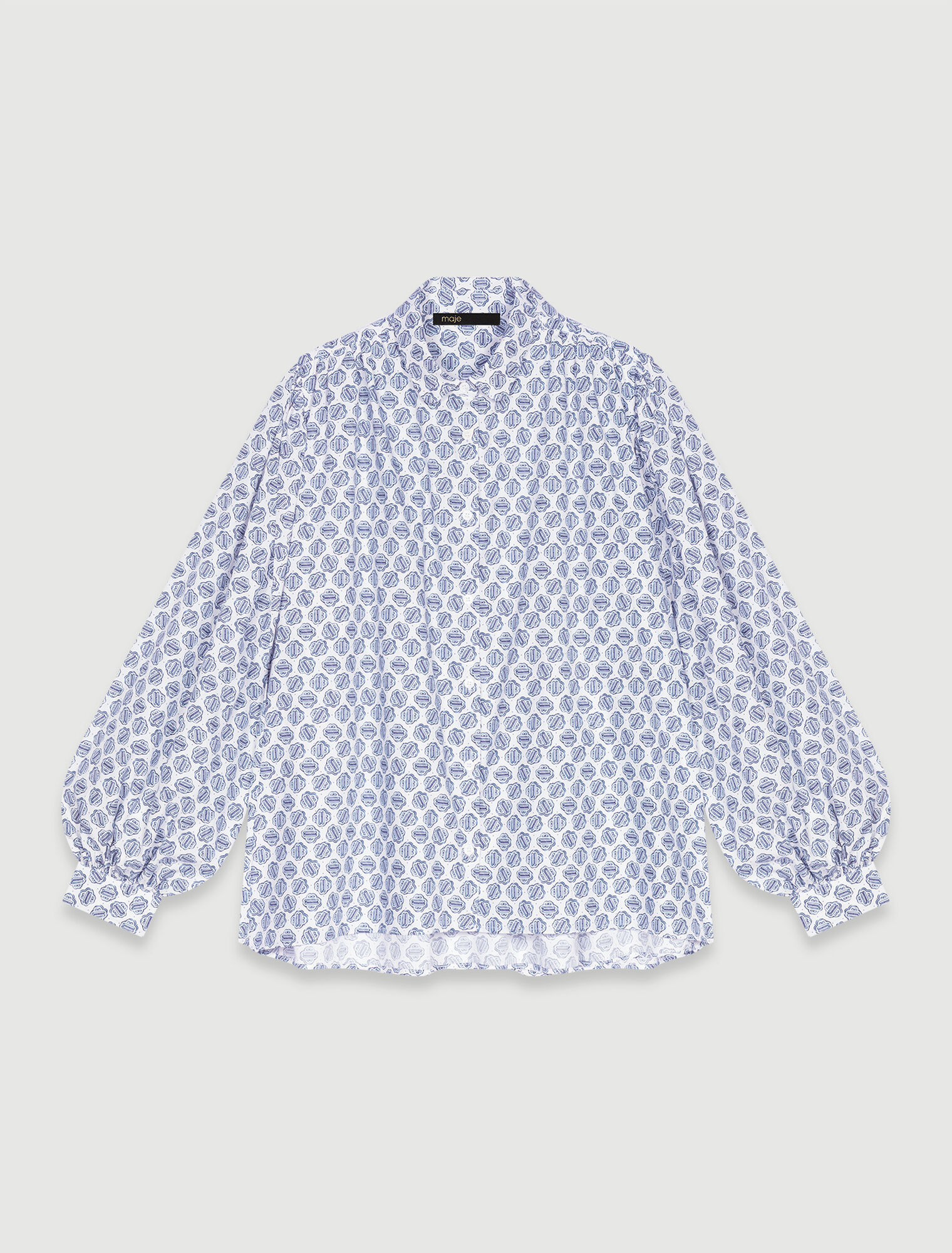 Chemise imprimé monogramme