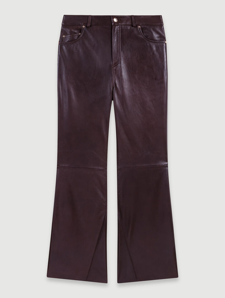 Pantalon en cuir