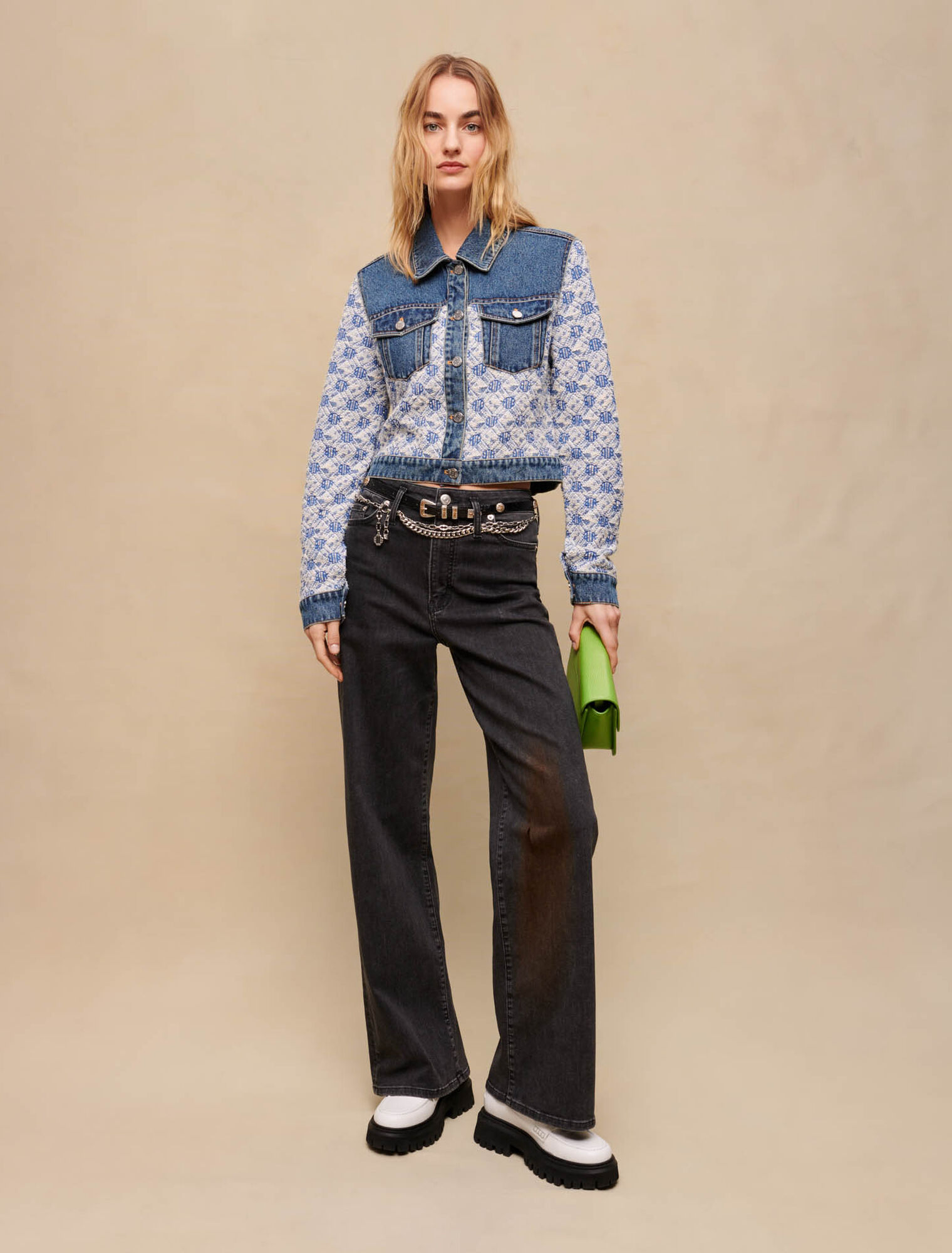 Blouson en jean court