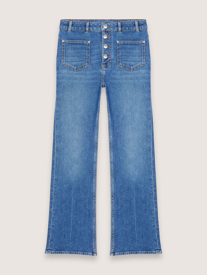 Vaqueros denim con bolsillos